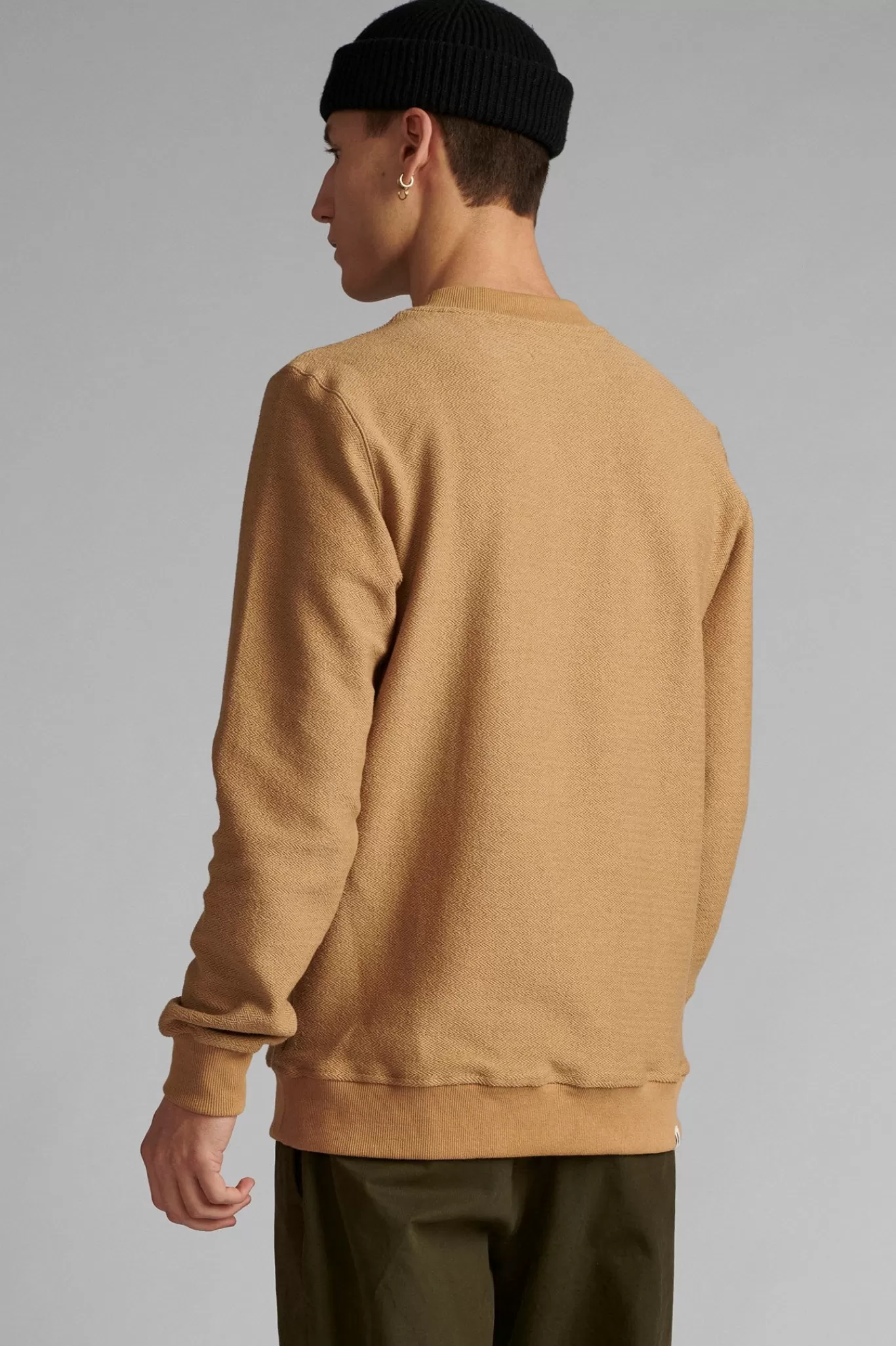 Anerkjendt Sweatshirts<Akallan Solid Herringbone Sweat - Incense