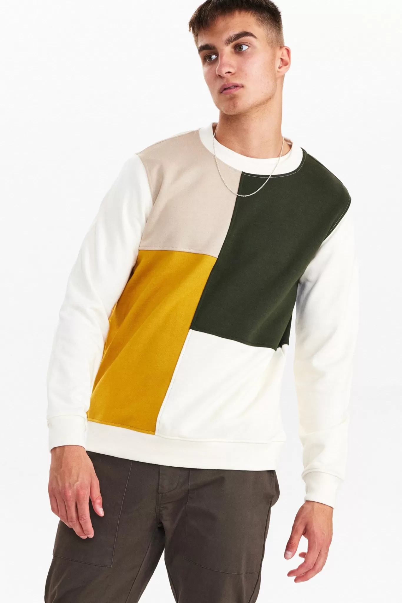 Anerkjendt Sweatshirts<Akallen Colorblock Terry - Tofu