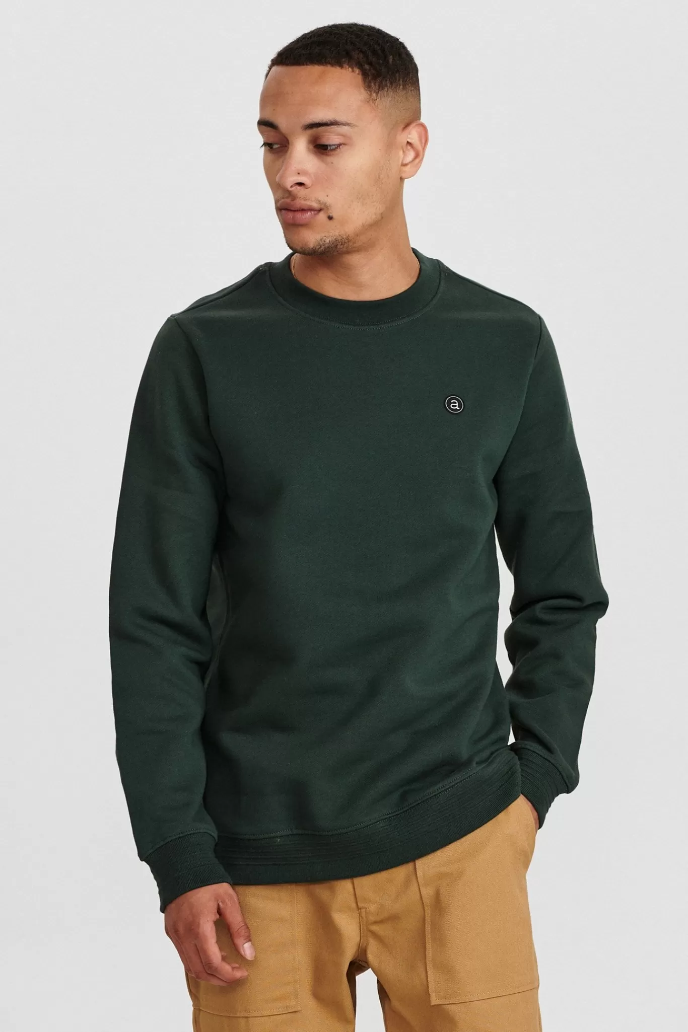 Anerkjendt Sweatshirts<Akallen Crew Neck - Noos - Deep Forrest