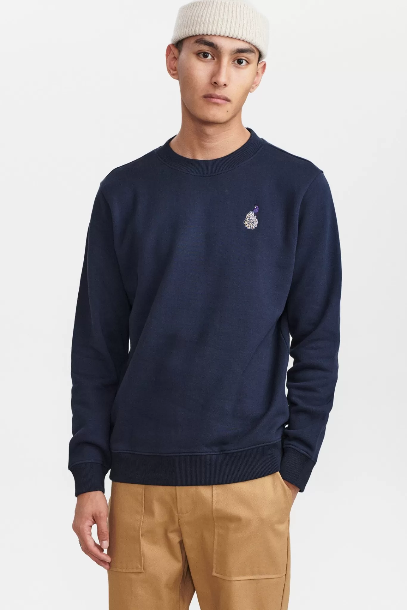 Anerkjendt Sweatshirts<Akallen Embroidery Sweat - Cornet Blue