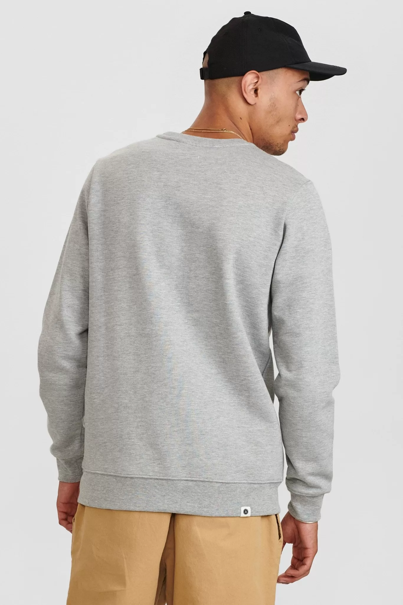 Anerkjendt Sweatshirts<Akallen Noos Crewneck - Light Grey Mel