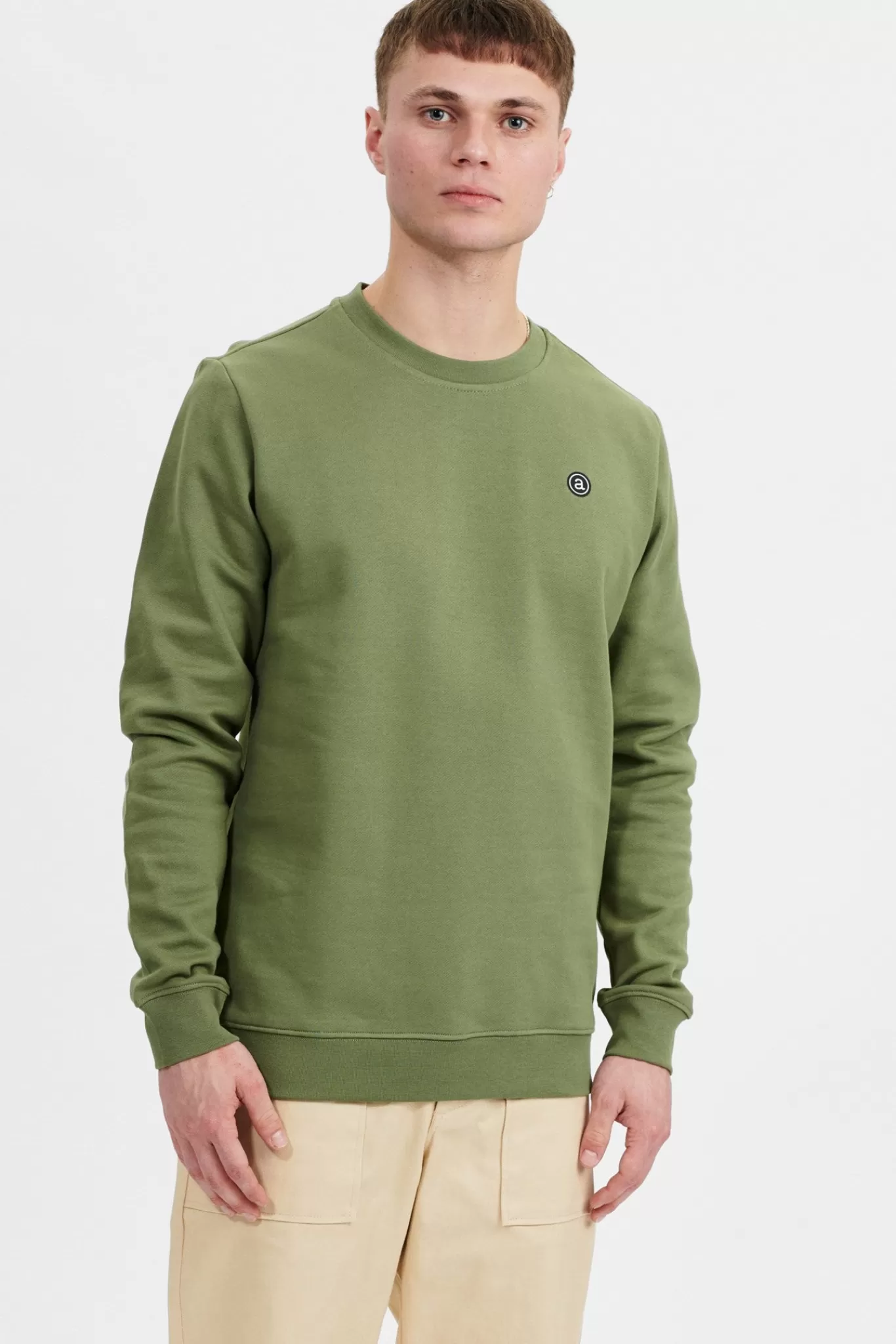 Anerkjendt Sweatshirts<Akallen Noos Crewneck - Olivine