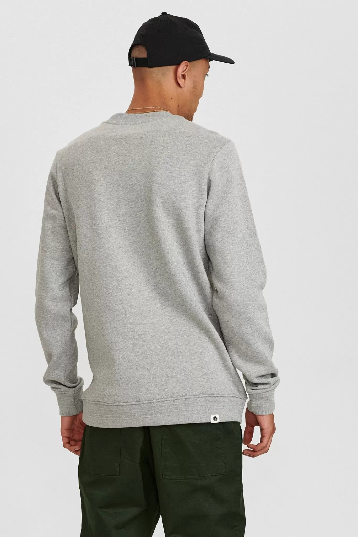 Anerkjendt Sweatshirts<Akallen Organic Crew Neck - Noos - Light Grey Mel