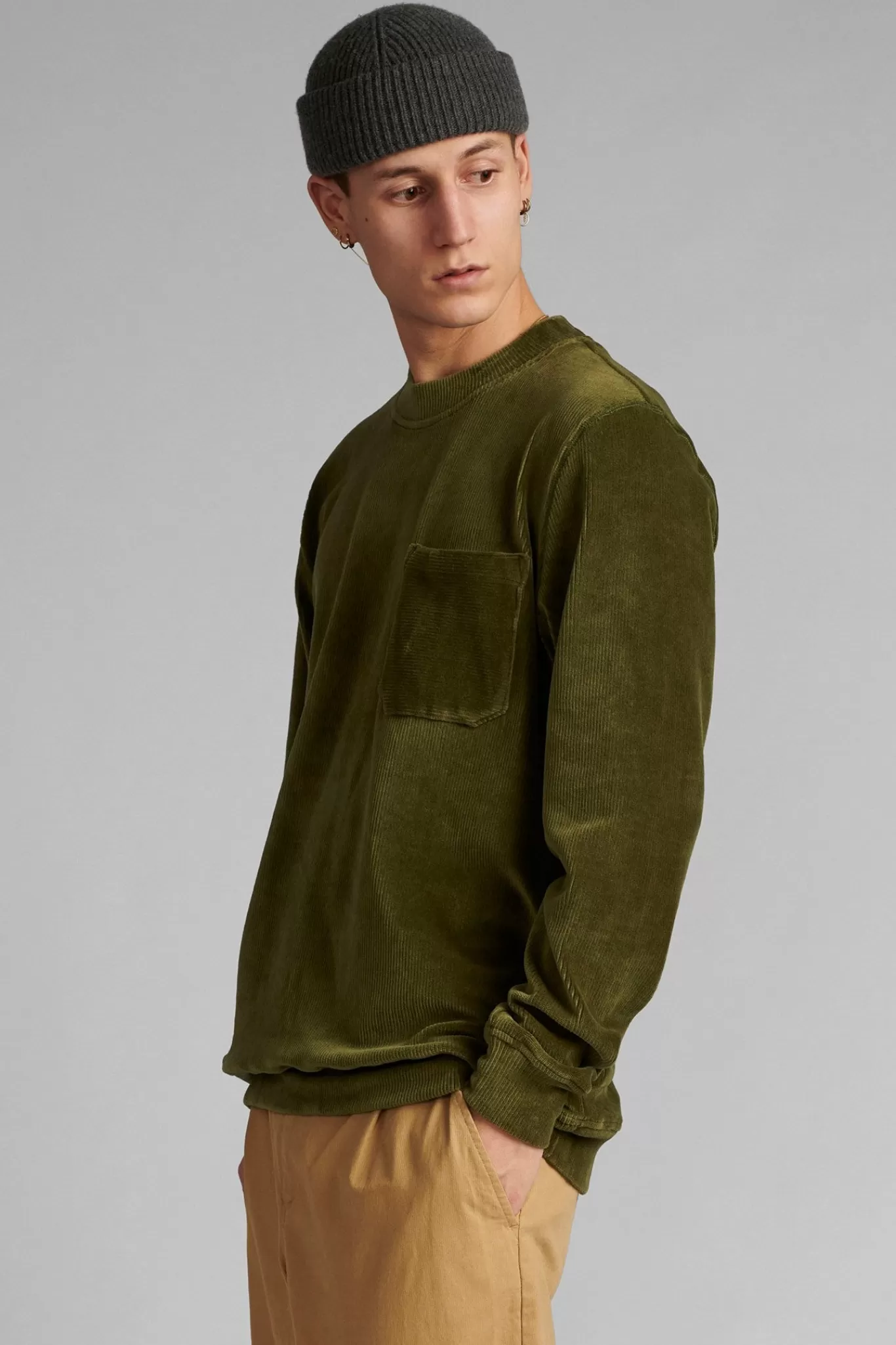 Anerkjendt Sweatshirts<Akarthur Cord Sweat - Cypress