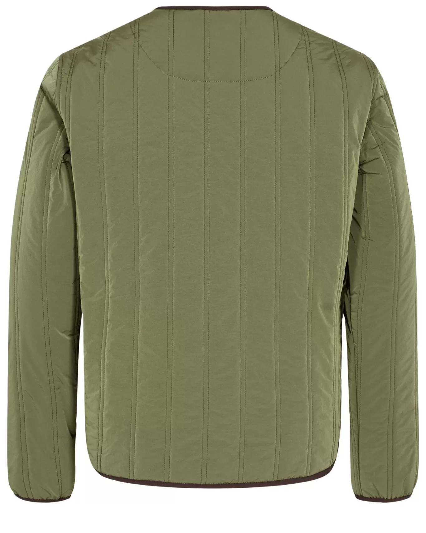 Anerkjendt Jackets & Coats<Akbastian Nylon Quilt Jacket - Olivine