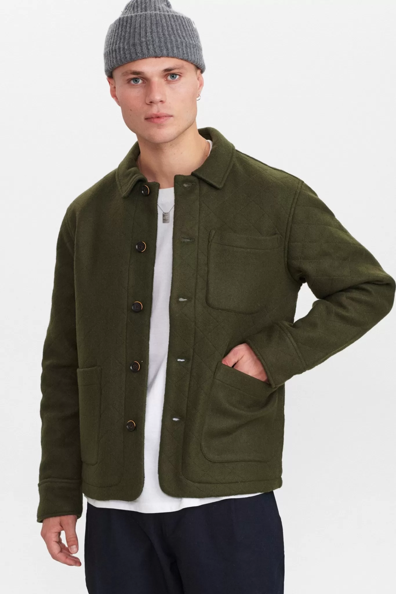 Anerkjendt Jackets & Coats<Akbenny Quilted Jacket - Deep Forrest