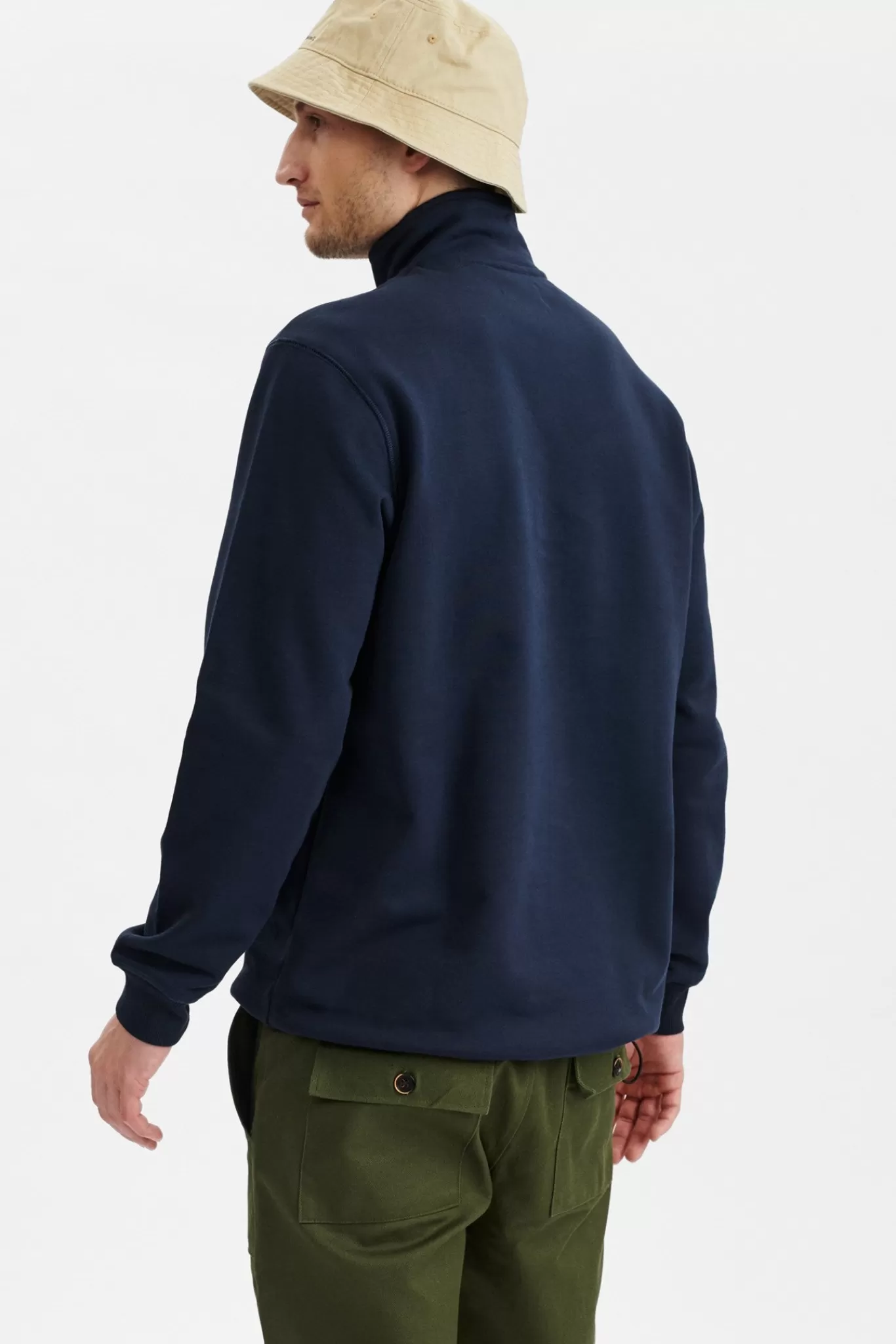 Anerkjendt Sweatshirts<Akclaus Half Zip Relaxed Sweat - Sky Captain