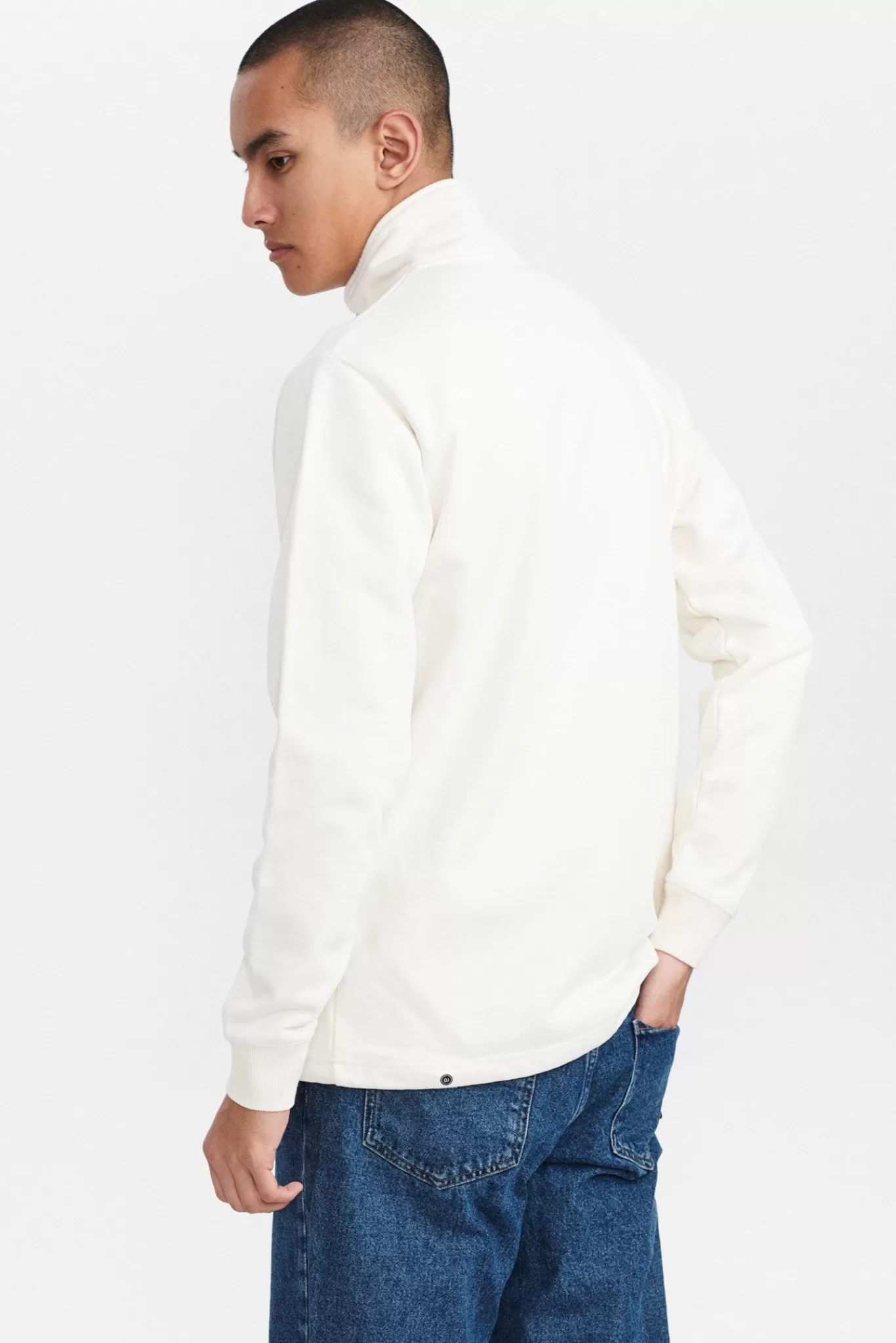 Anerkjendt Sweatshirts<Akclaus Half Zip Relaxed Sweat - Tofu