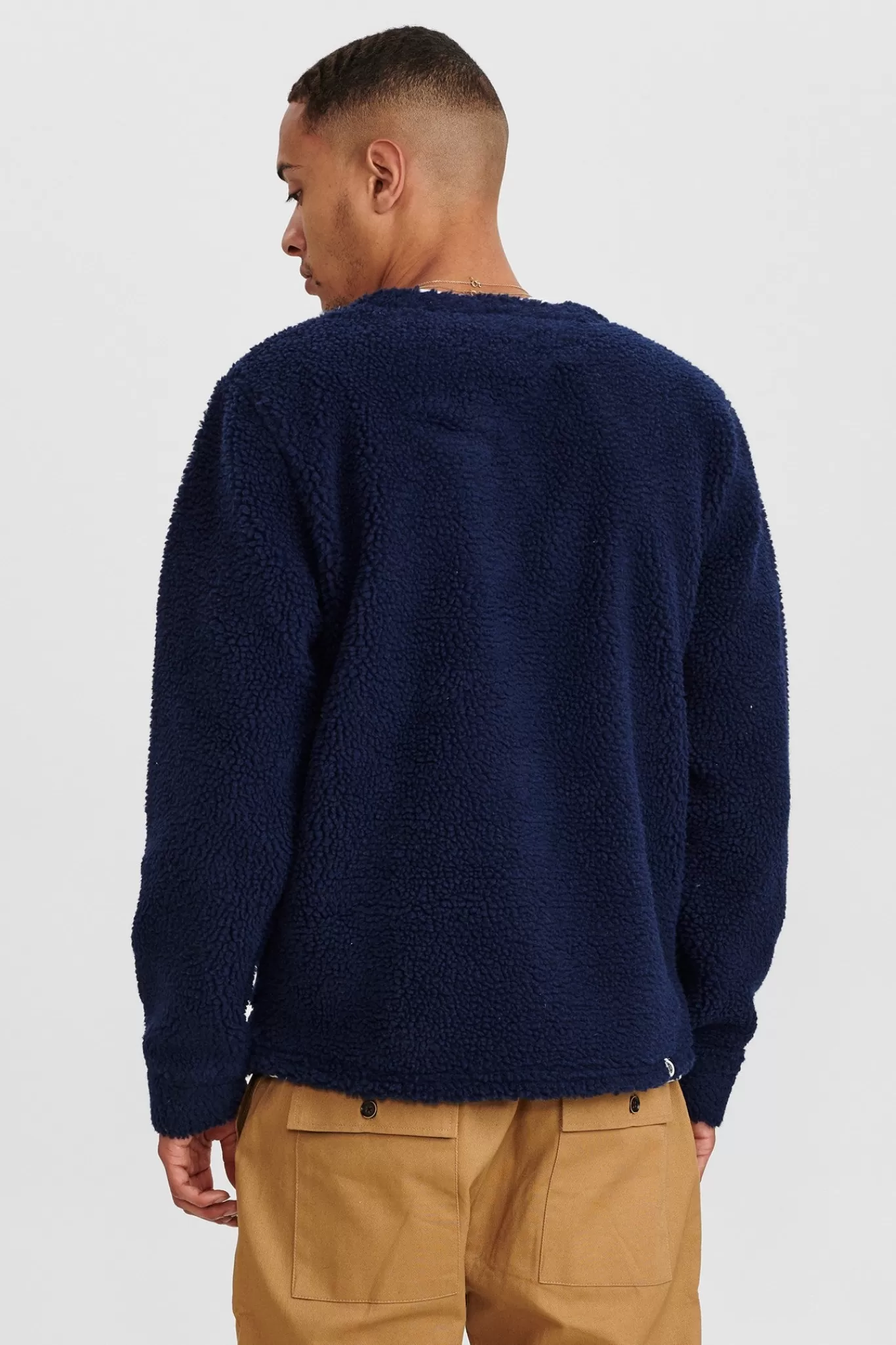 Anerkjendt Sweatshirts<Akdan Pile Cardigan - Sky Captain