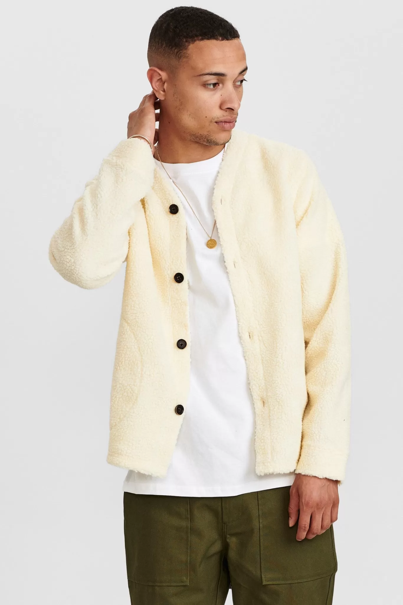 Anerkjendt Sweatshirts<Akdan Pile Cardigan - Tofu