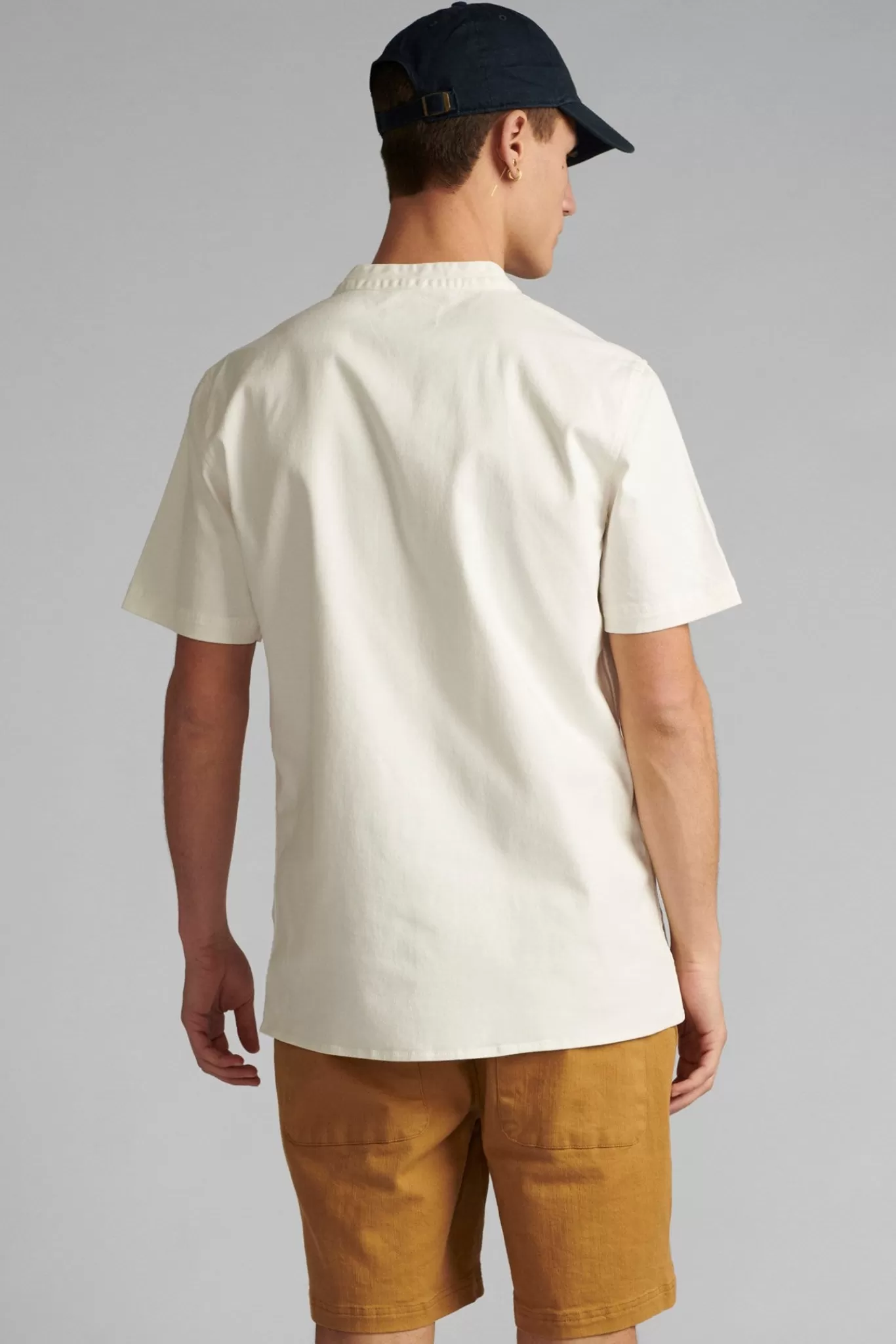 Anerkjendt Shirts<Akdan Ss V-Neck - Tofu