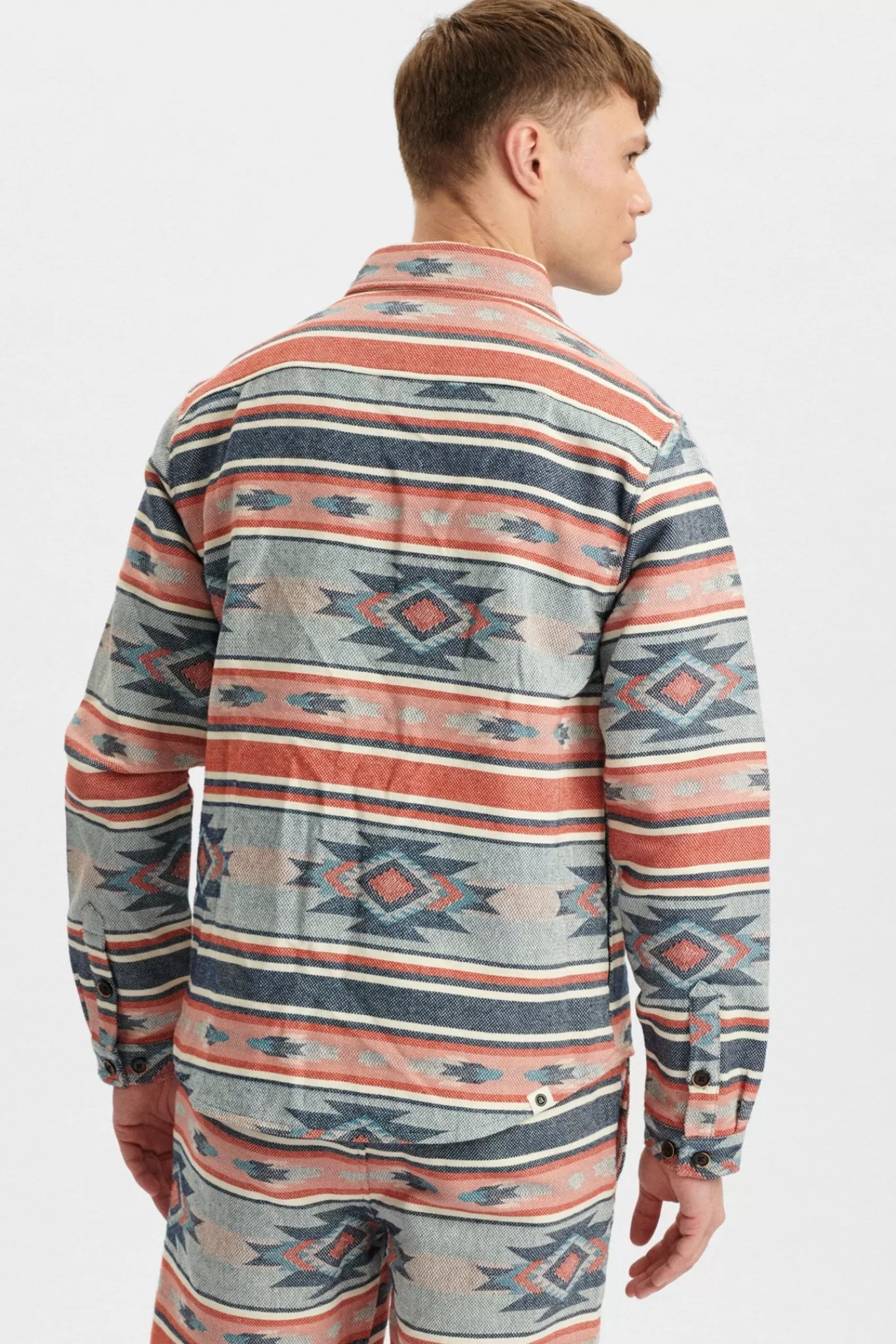 Anerkjendt Overshirts<Akhanky Jacquard Overshirt - Sky Captain