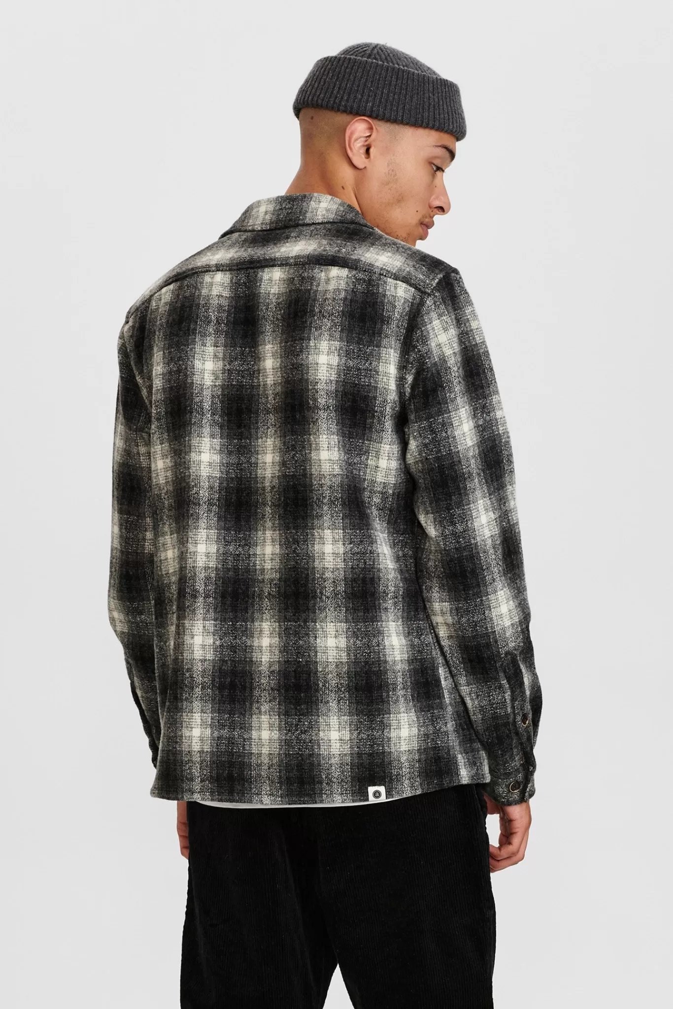 Anerkjendt Overshirts<Akhanky Wool Check Overshirt - Caviar