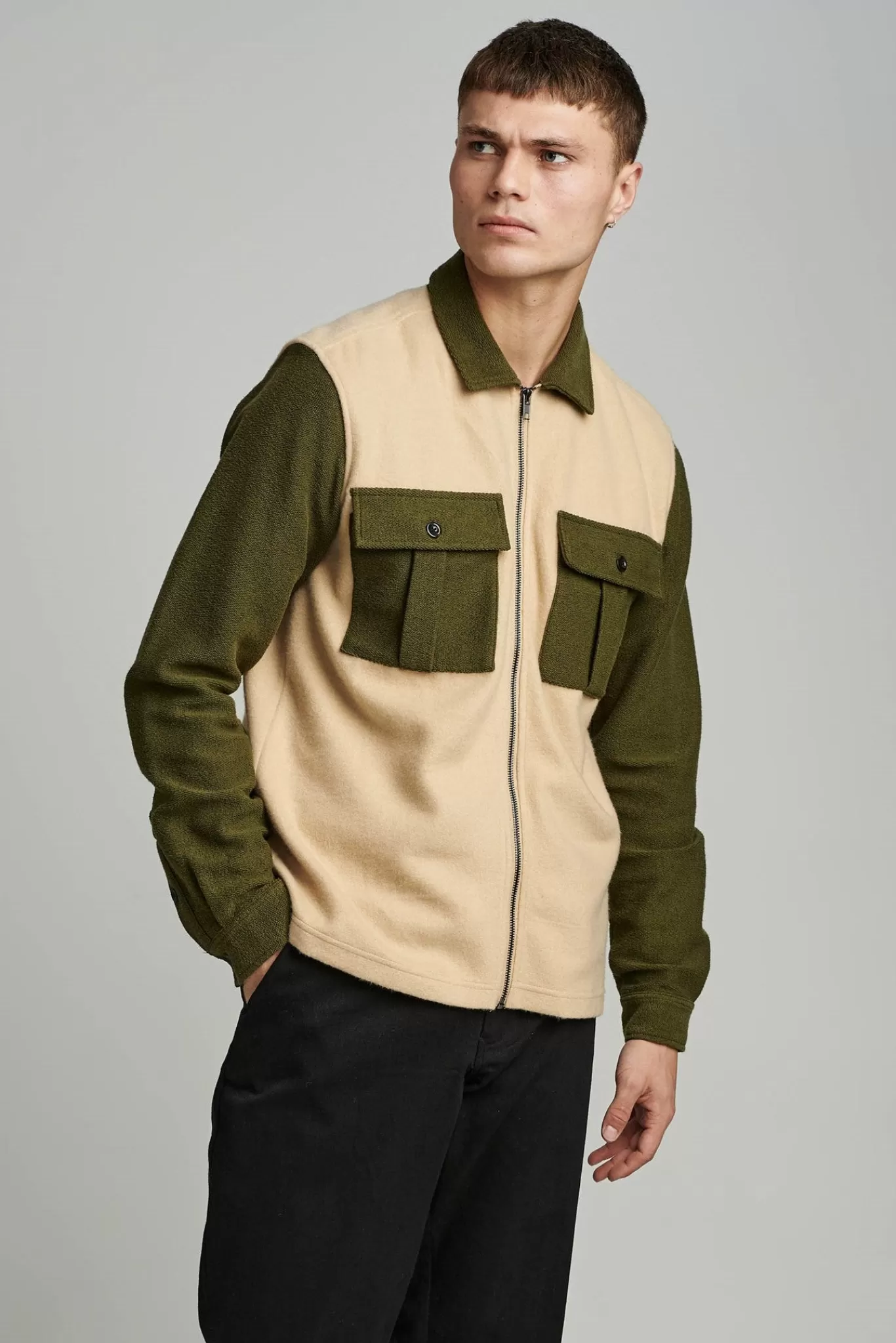 Anerkjendt Overshirts<Akhenry Block - Vineyard Green