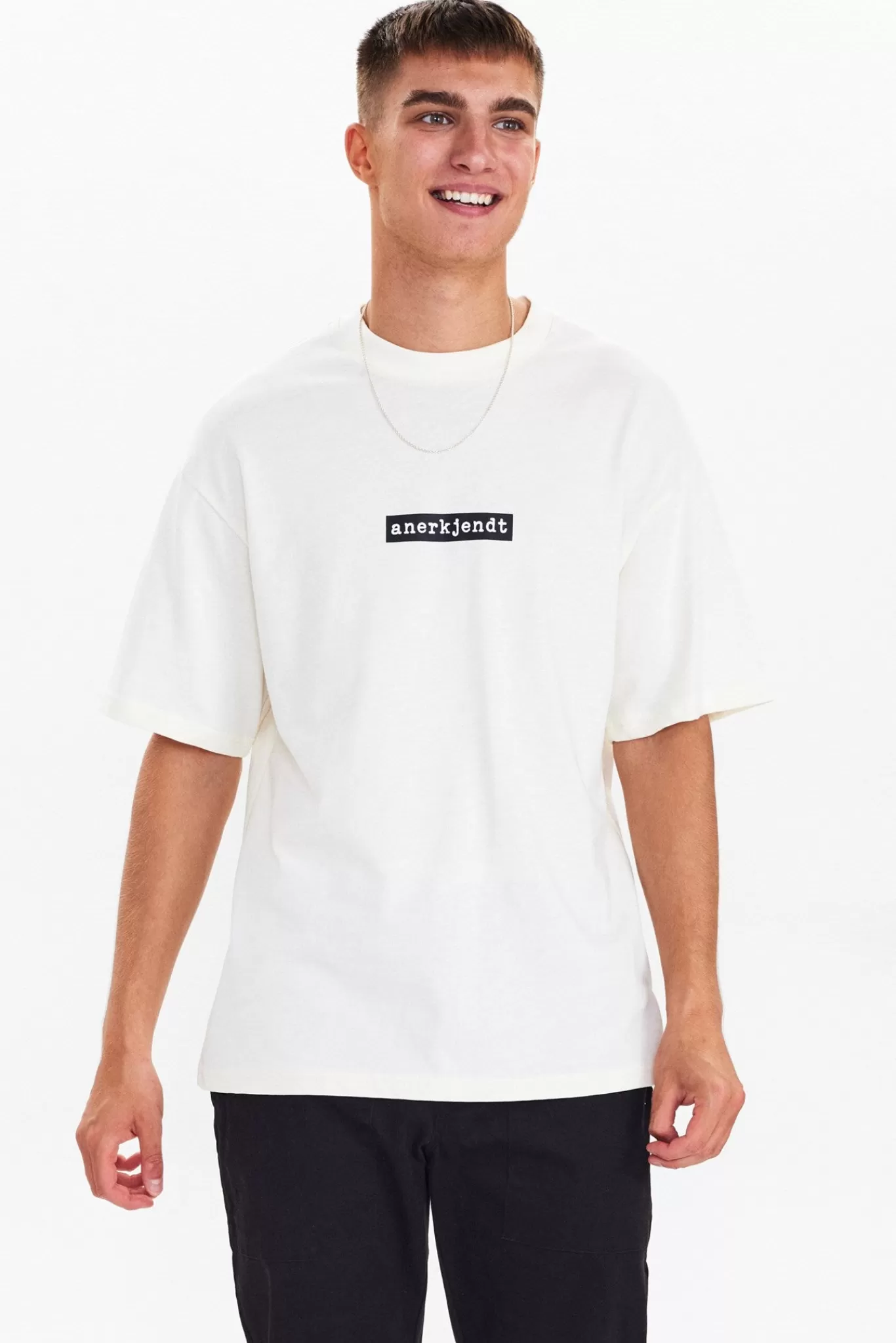 Anerkjendt Tees<Akholger Logo Box Tee - Tofu