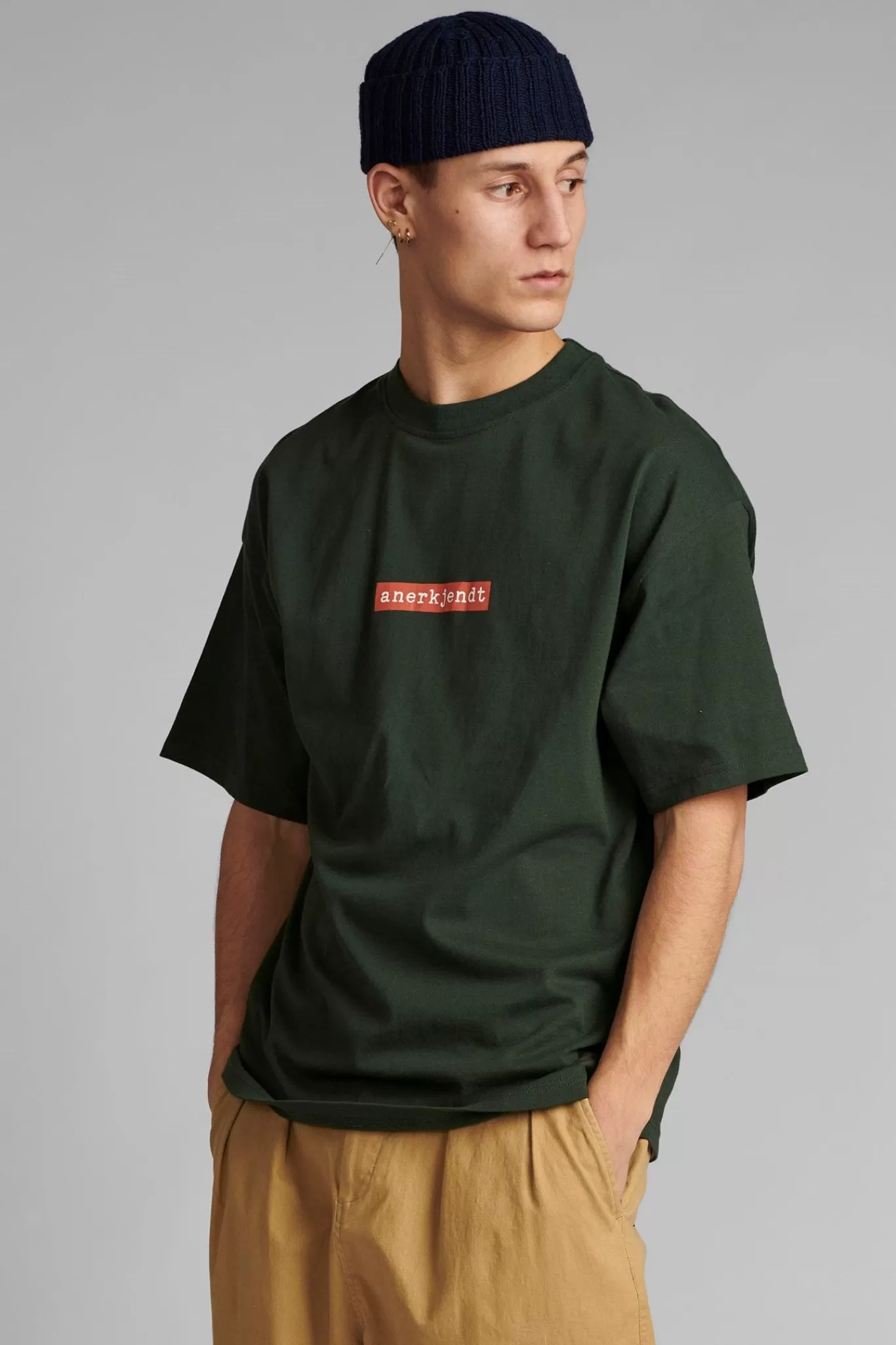 Anerkjendt Tees<Akholger Logo T Shirt - Deep Forrest