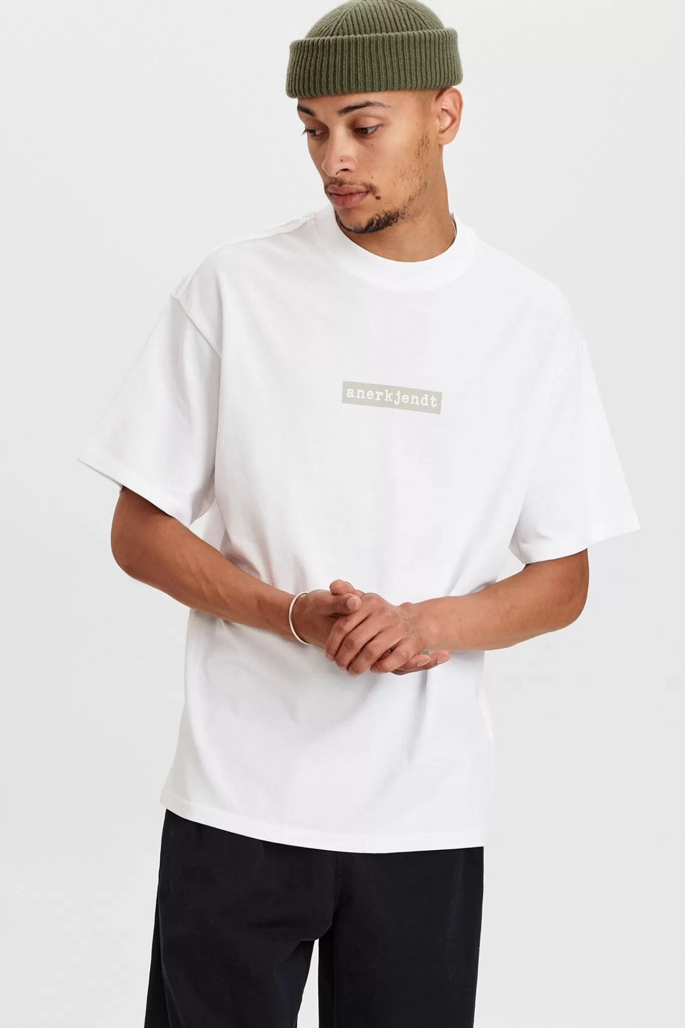 Anerkjendt Tees<Akholger Logo T Shirt - White