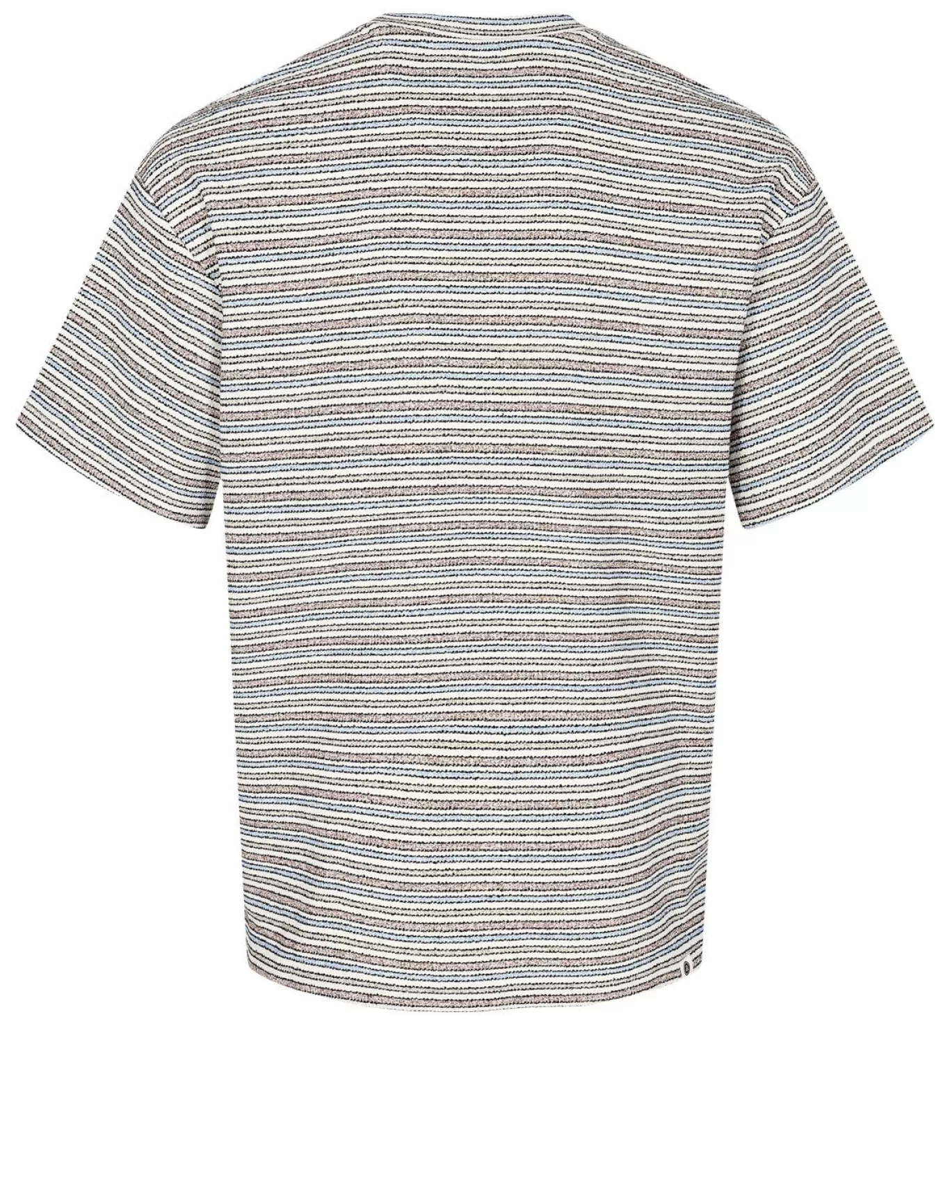 Anerkjendt Tees<Akholger S/S Structure Stripe - Tofu