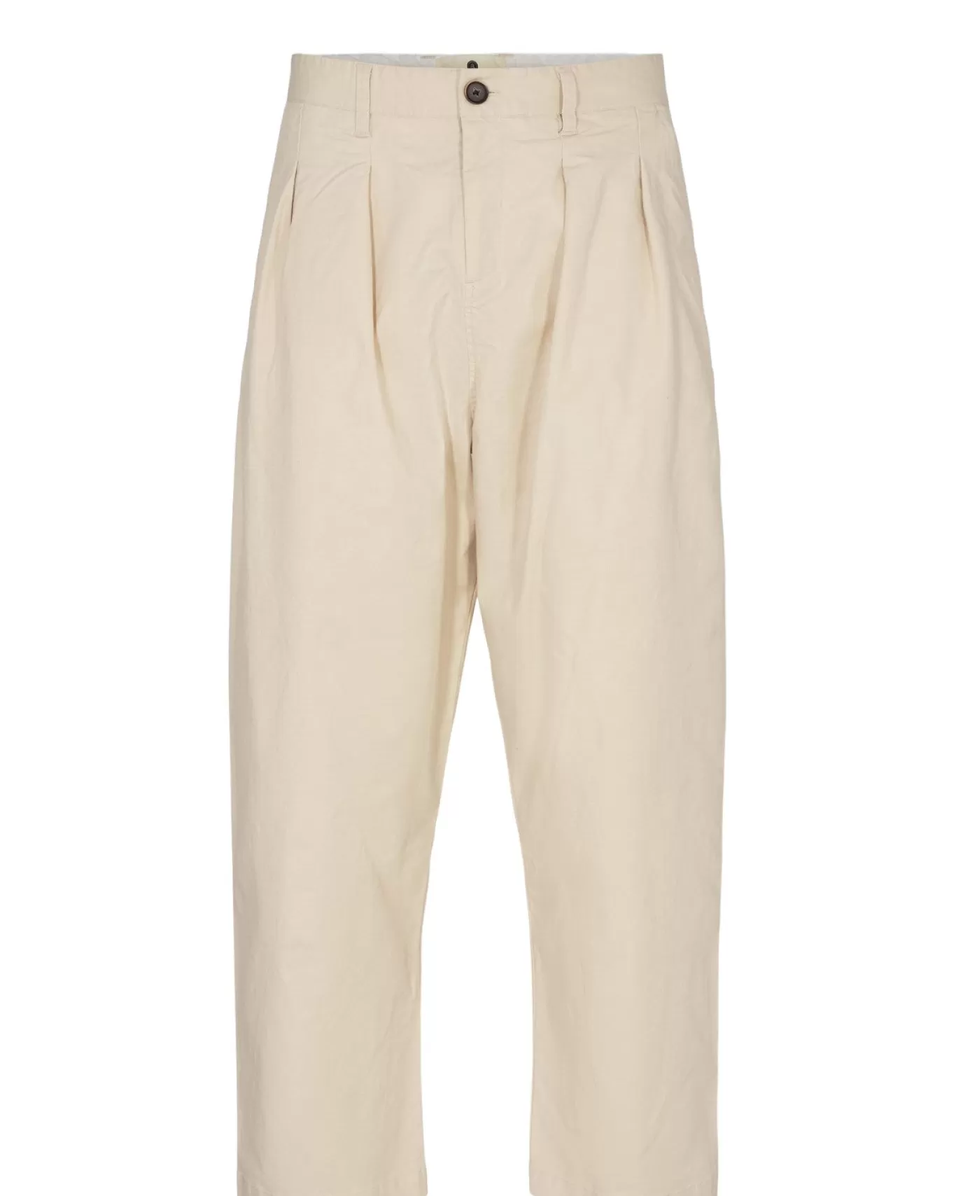 Anerkjendt Pants<Akjakob Cotton Pleat Pant - Brown Rice