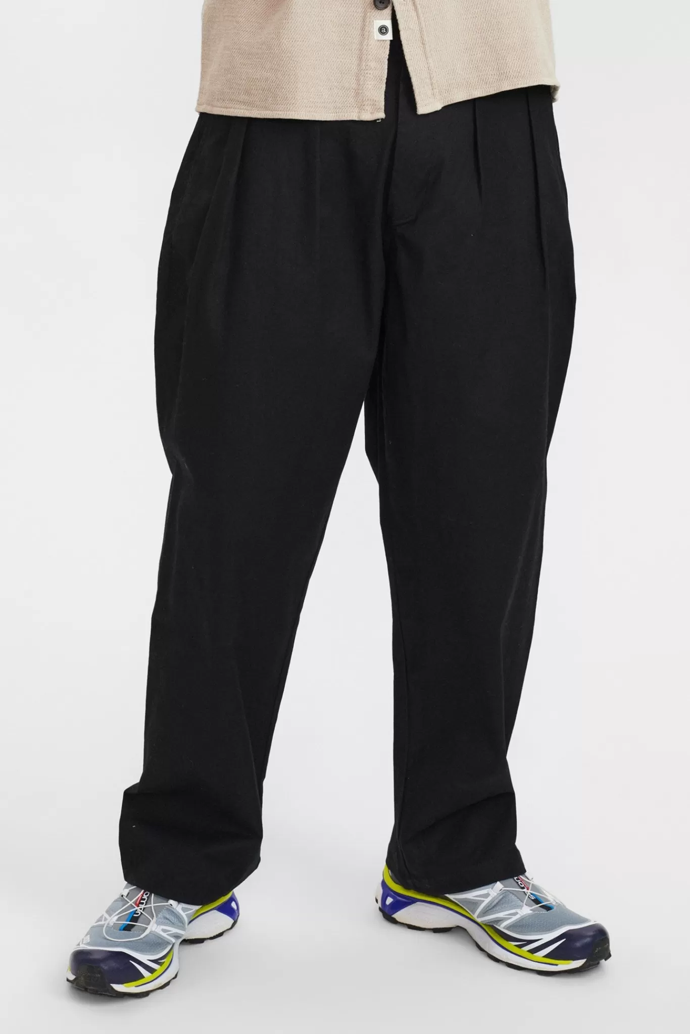 Anerkjendt Pants<Akjakob Cotton Pleat Pant - Caviar