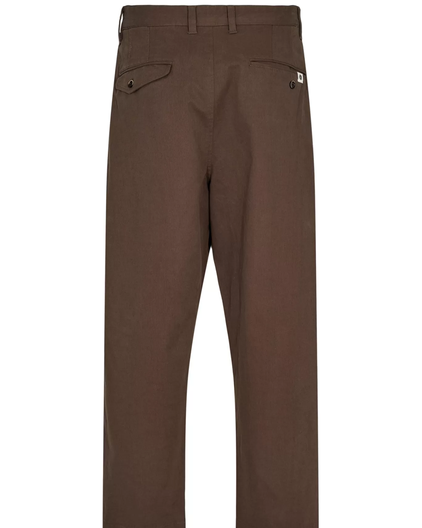 Anerkjendt Pants<Akjakob Cotton Pleat Pant - Chocolate Brown