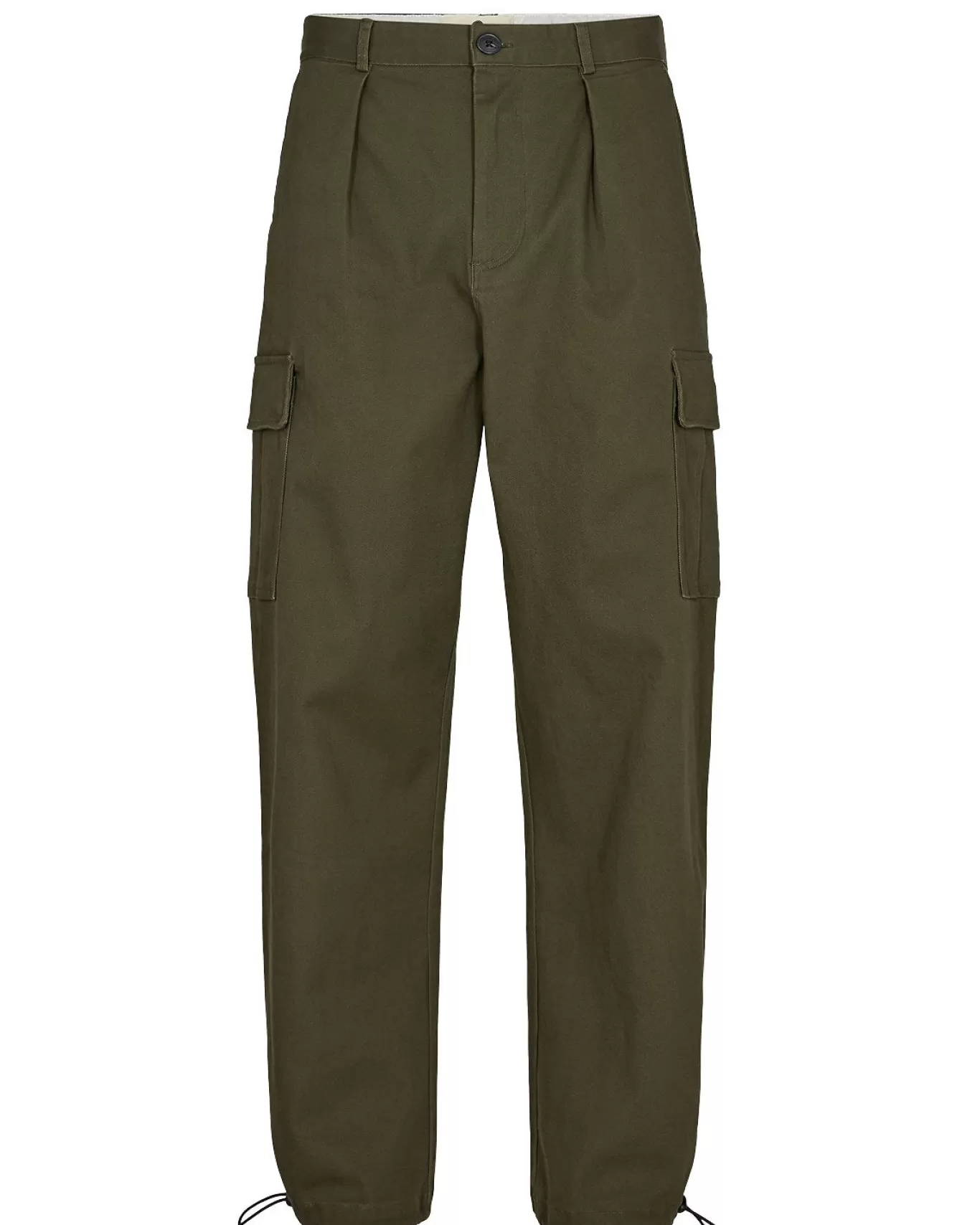 Anerkjendt Pants<Akjakob Twill Pleat Cargo Pants - Forest Night