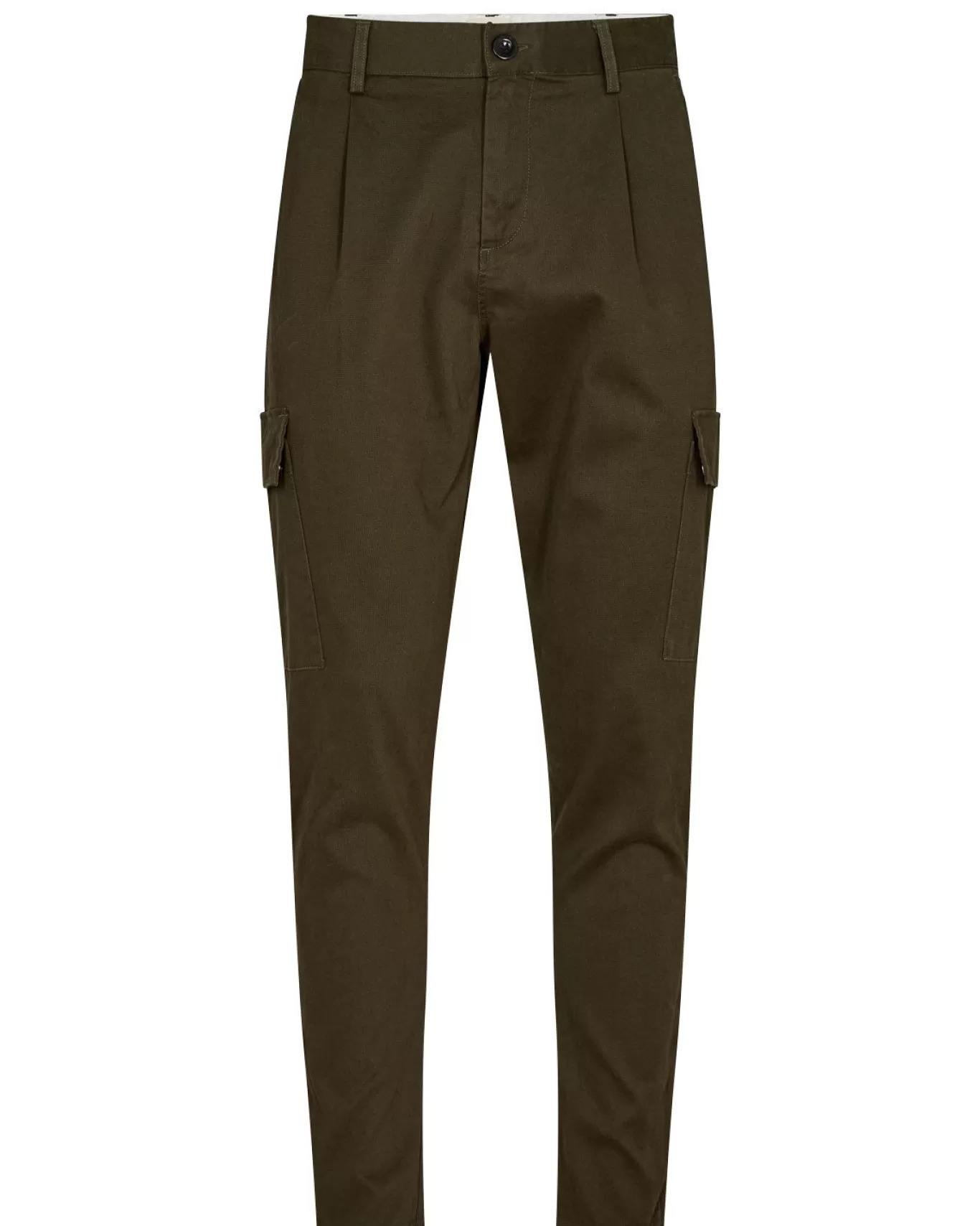 Anerkjendt Pants<Akjames Cargo Pants - Dark Olive