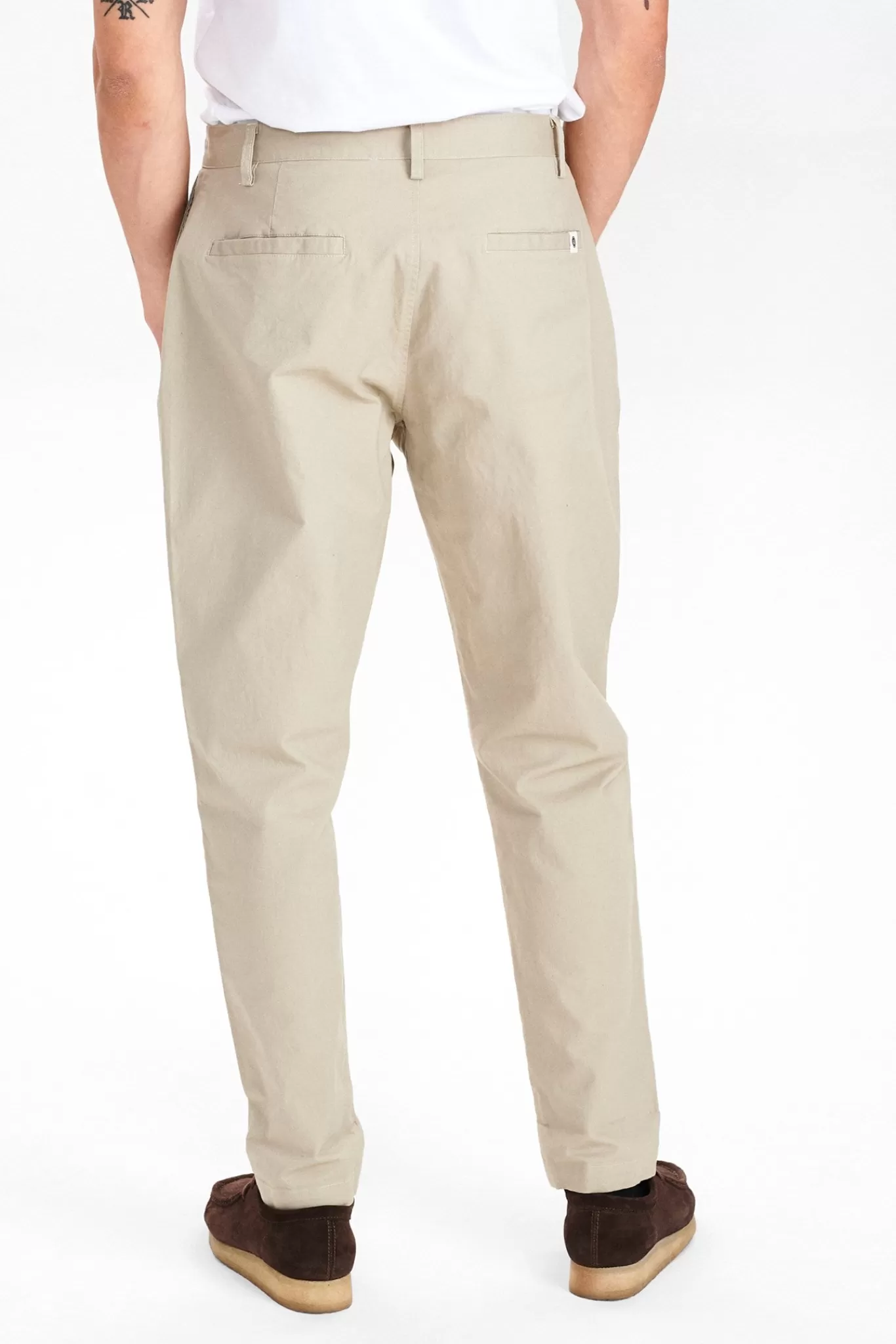 Anerkjendt Pants<Akjames Cotton Pleat Pant - Cobblestone