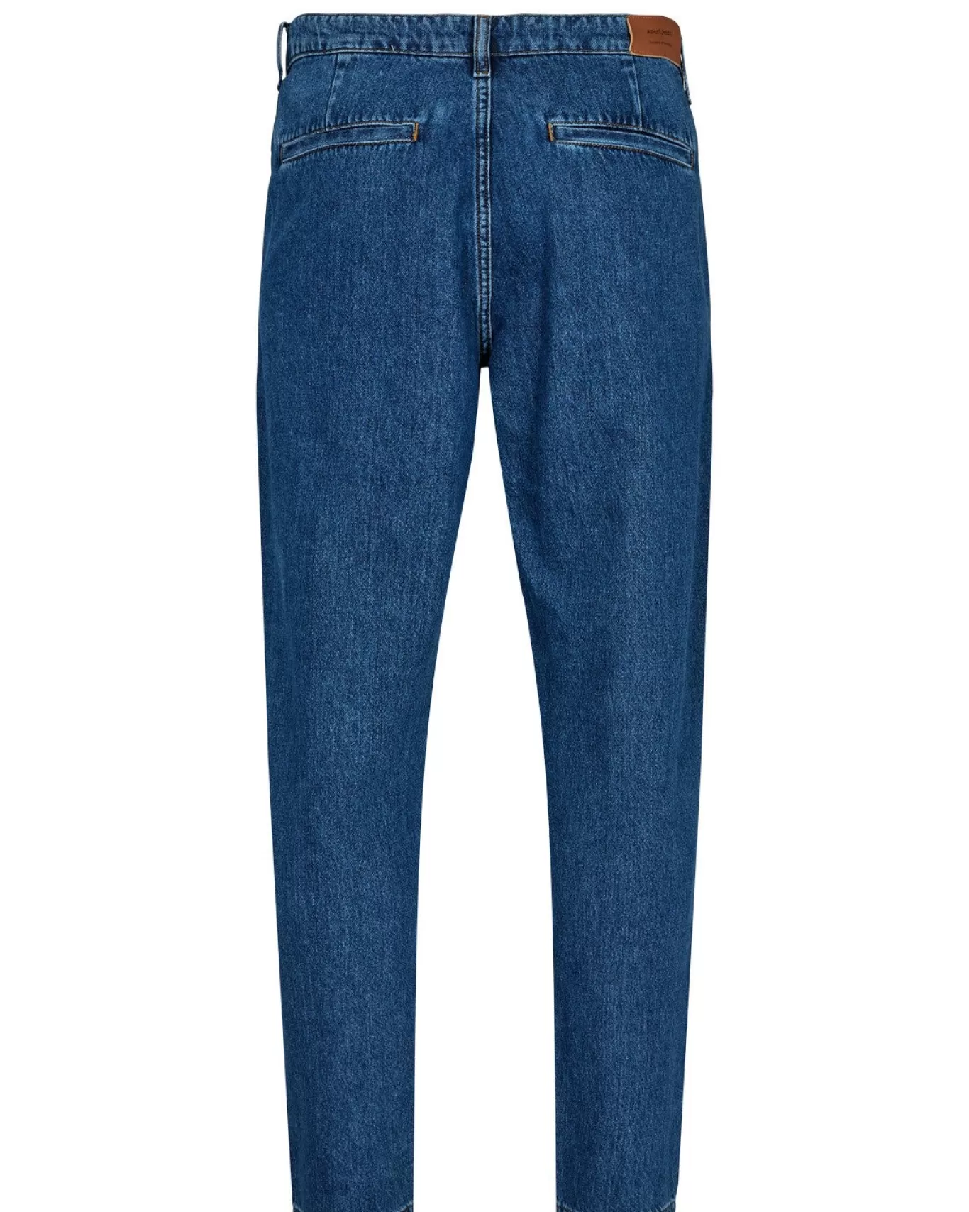 Anerkjendt Pants<Akjames Denim Chino - Medium Blue Denim