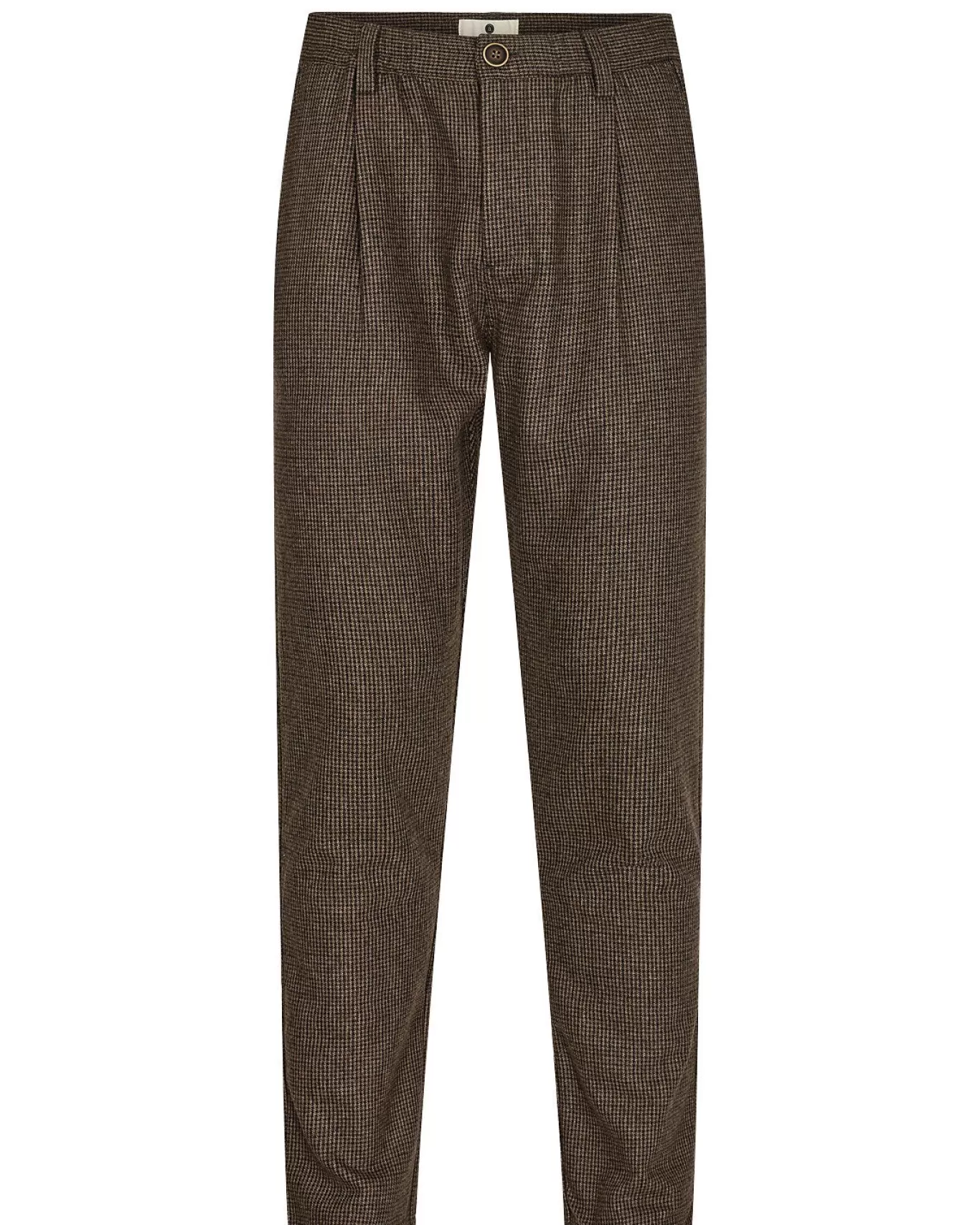 Anerkjendt Pants<Akjames Wool Pleat Pants - Chocolate Brown