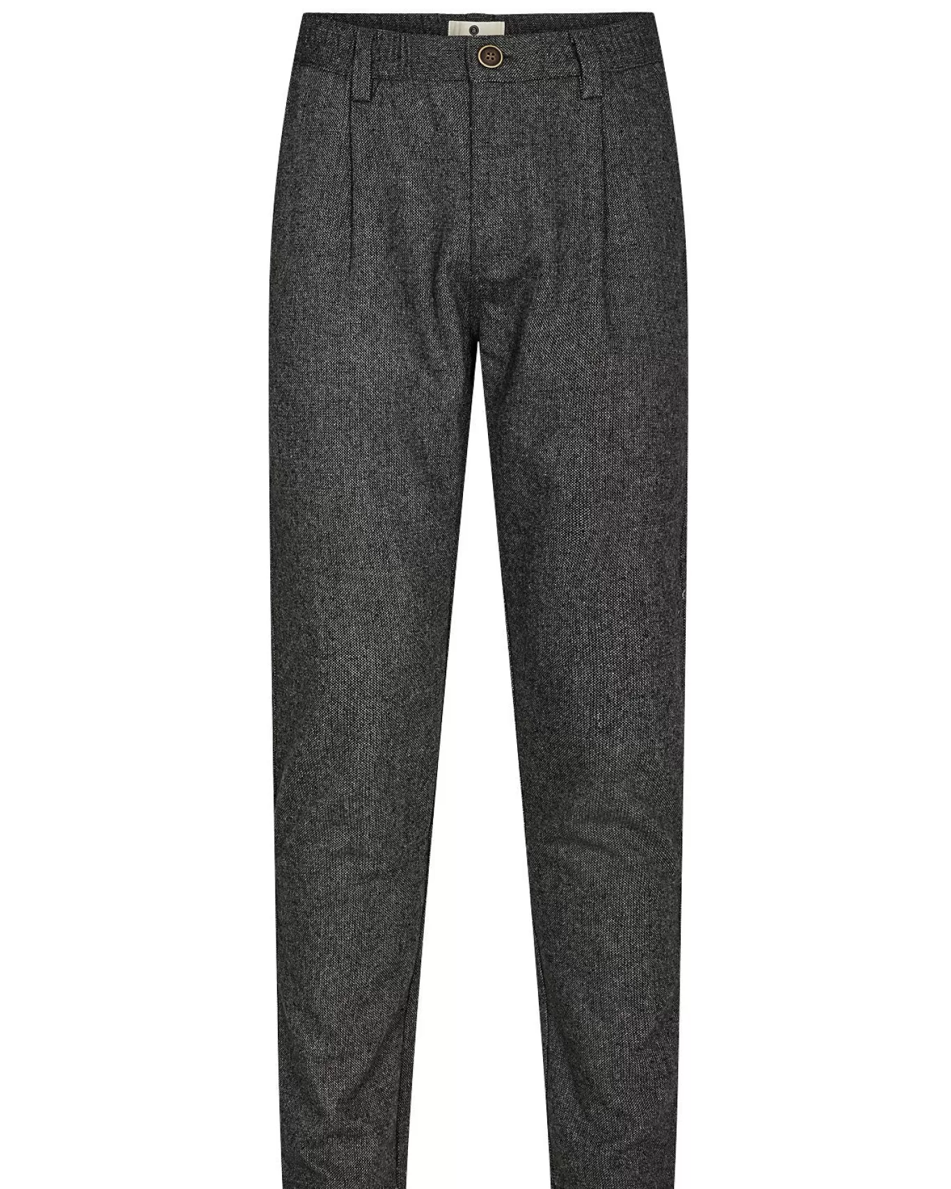 Anerkjendt Pants<Akjames Wool Pleat Pants - Dark Grey Mel