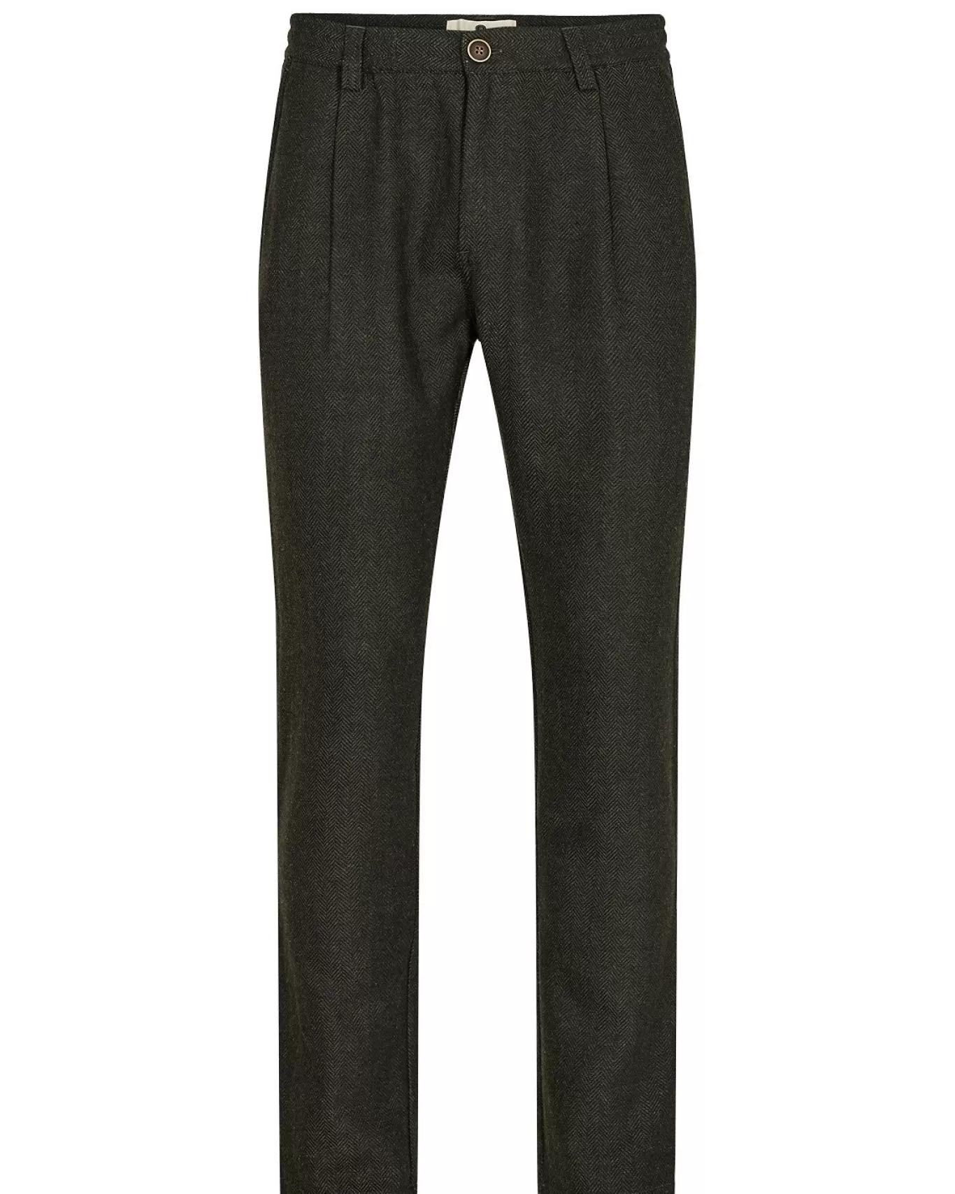 Anerkjendt Pants<Akjames Wool Pleat Pants - Forest Night