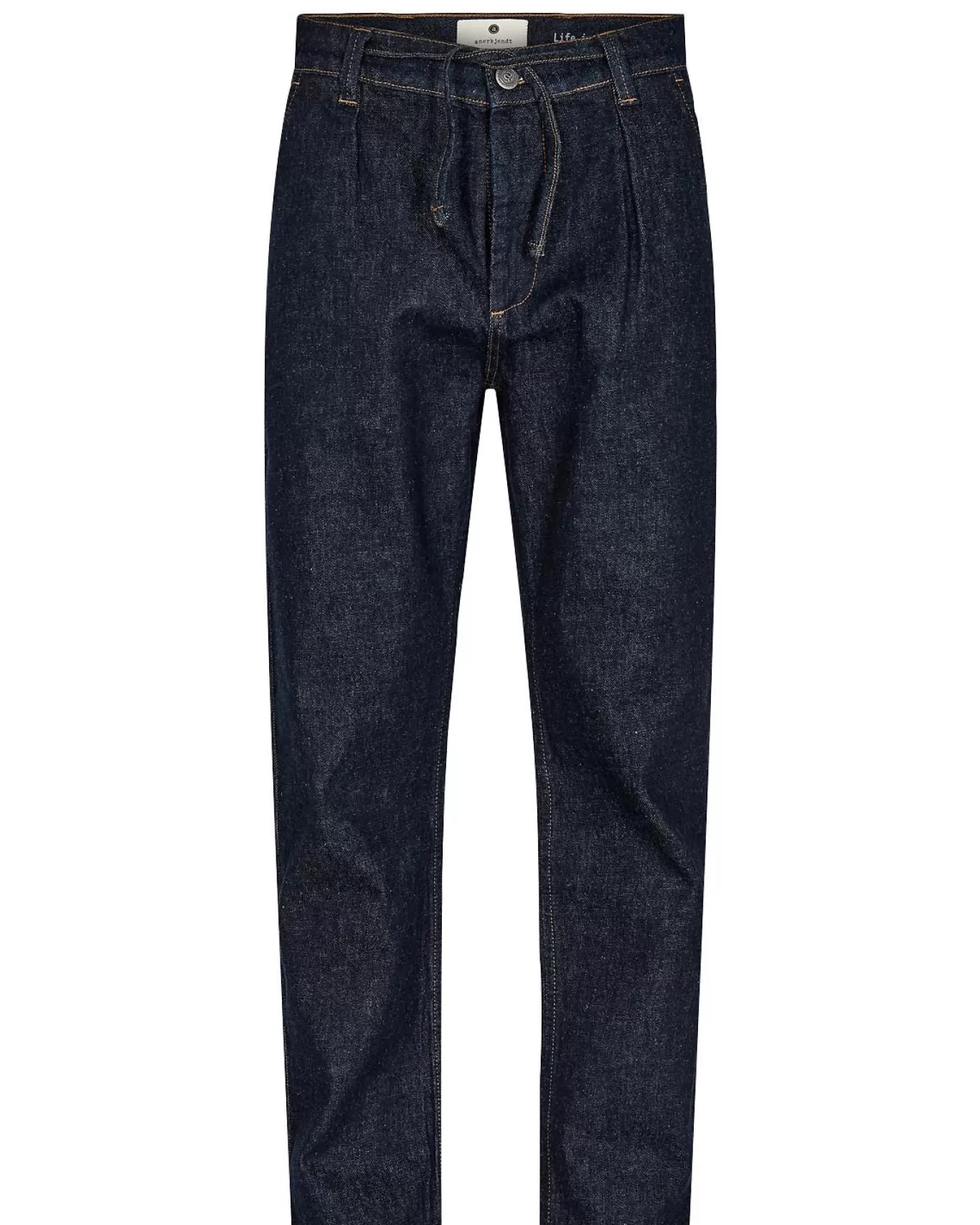 Anerkjendt Pants<Akjan Denim Pleat Pants - Raw Denim