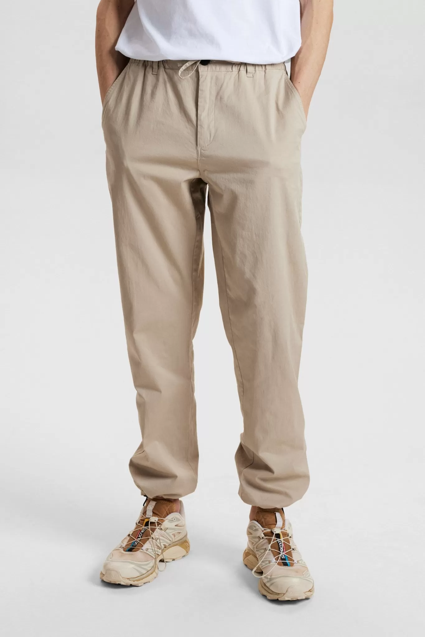 Anerkjendt Pants<Akjan Elastic Pants - Chateau Gray