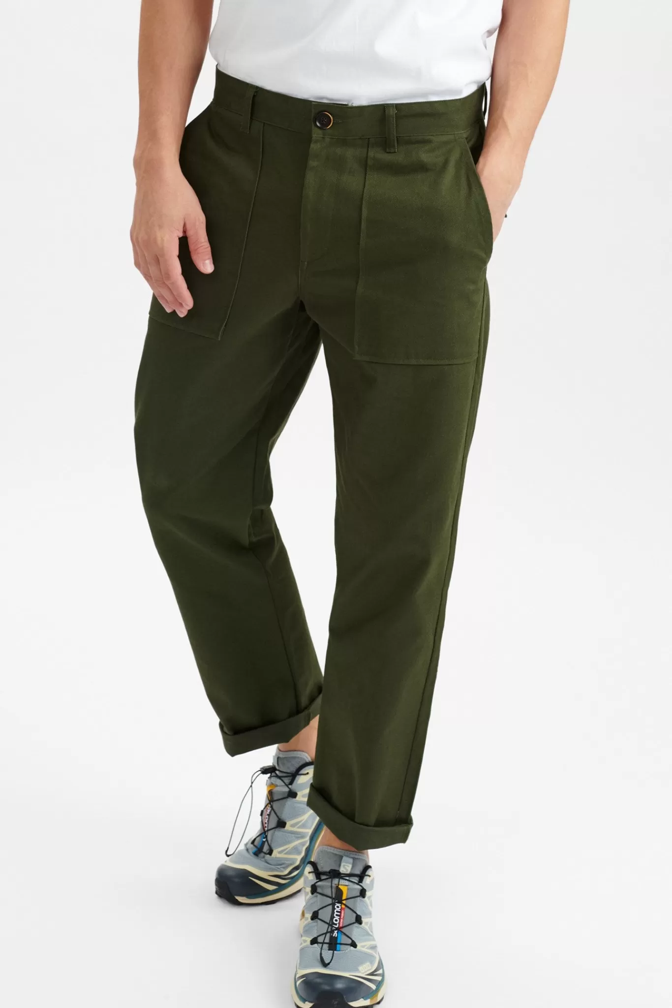 Anerkjendt Pants<Akjan Fattique Worker Pant - R. Green