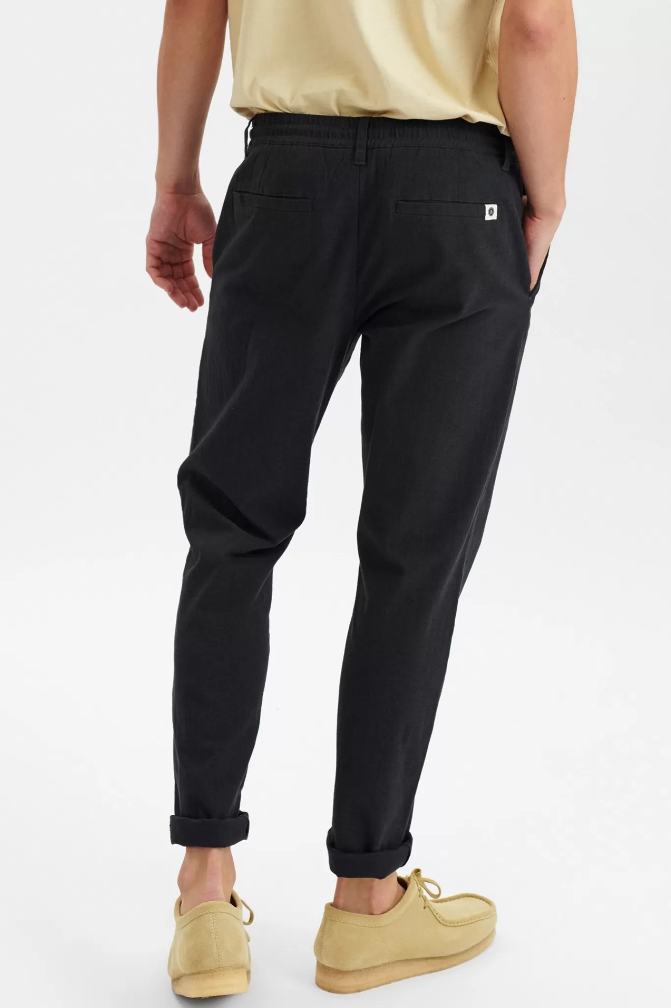 Anerkjendt Pants<Akjens Elastic Waist Pants - Caviar