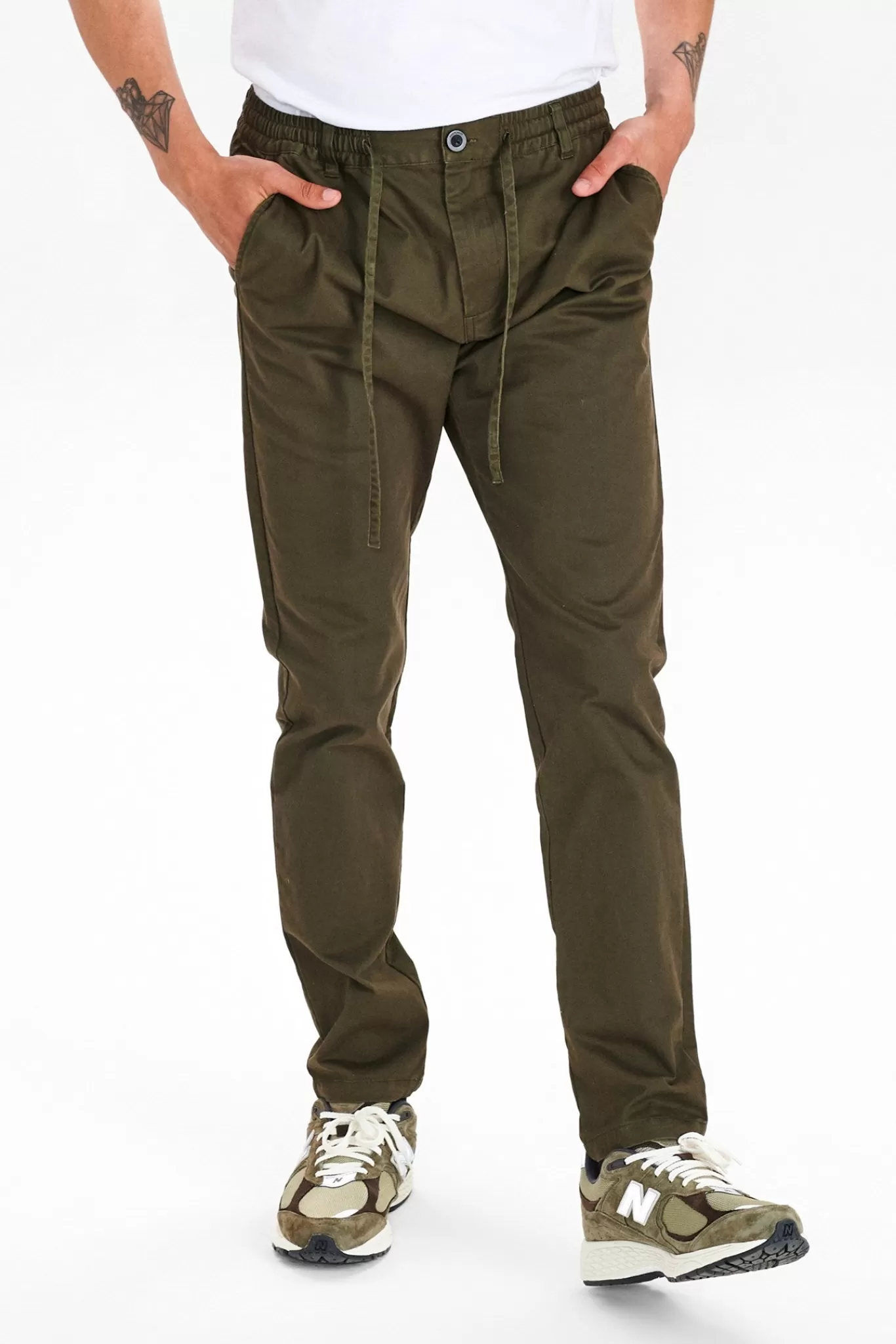 Anerkjendt Pants<Akjens Tie Chino - Forest Night