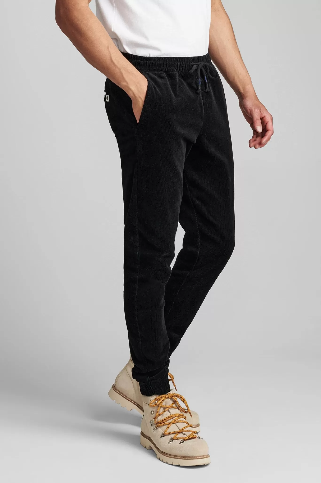 Anerkjendt Pants<Akjim Corduroy Elastic Pants - Caviar