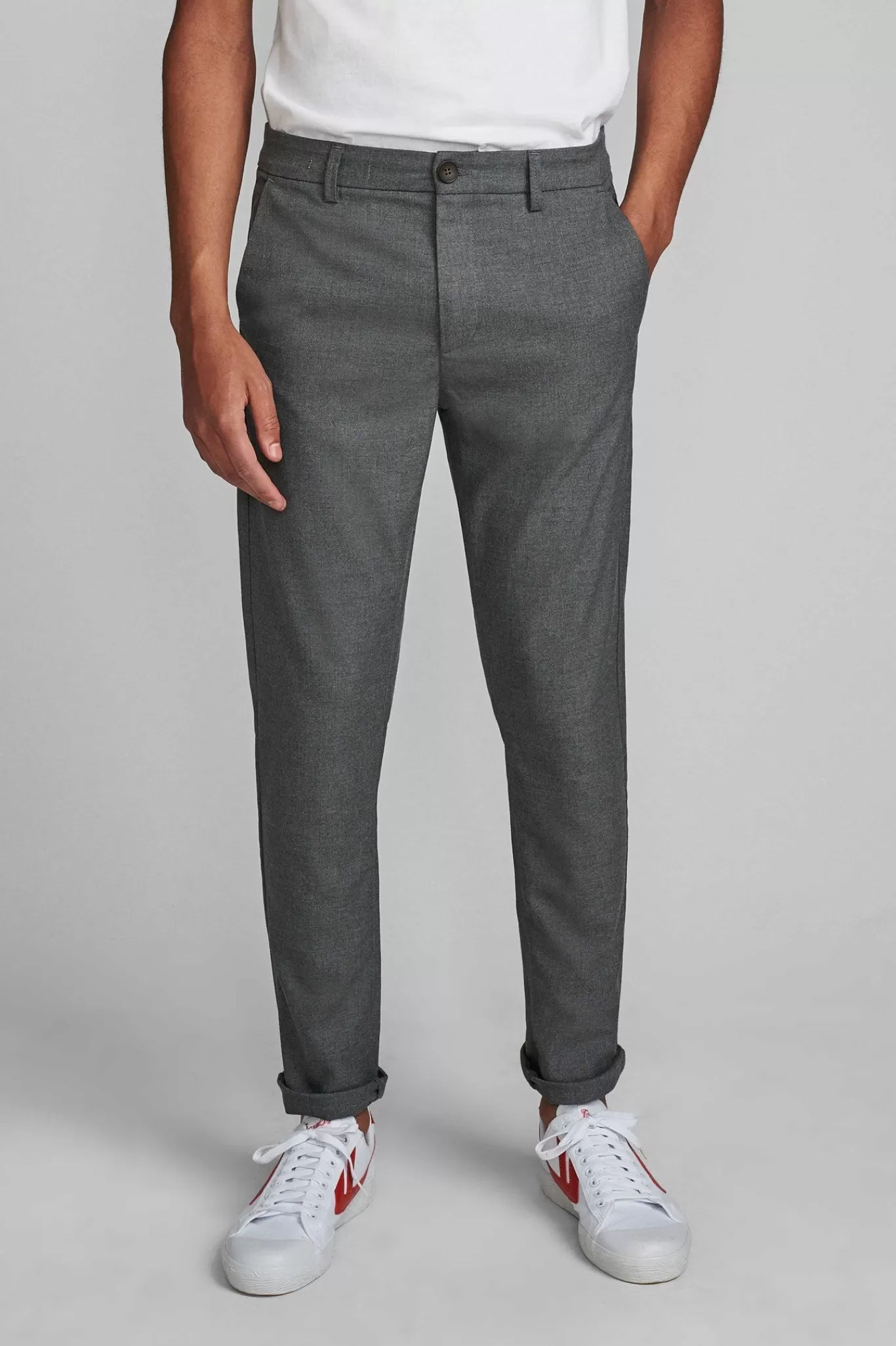 Anerkjendt Pants<Akjim Pants - Noos - Dark Grey Mel