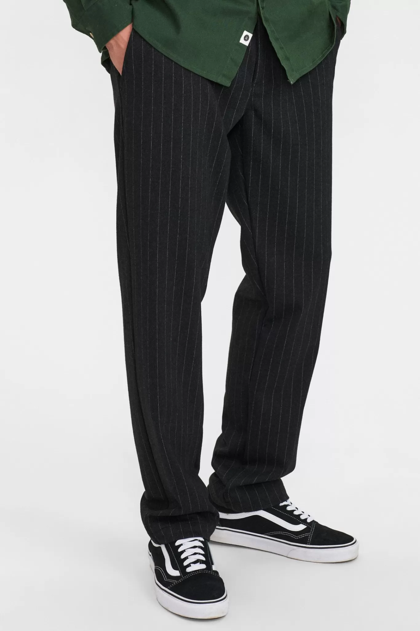 Anerkjendt Pants<Akjohn Elastic Stripe Pant - Caviar