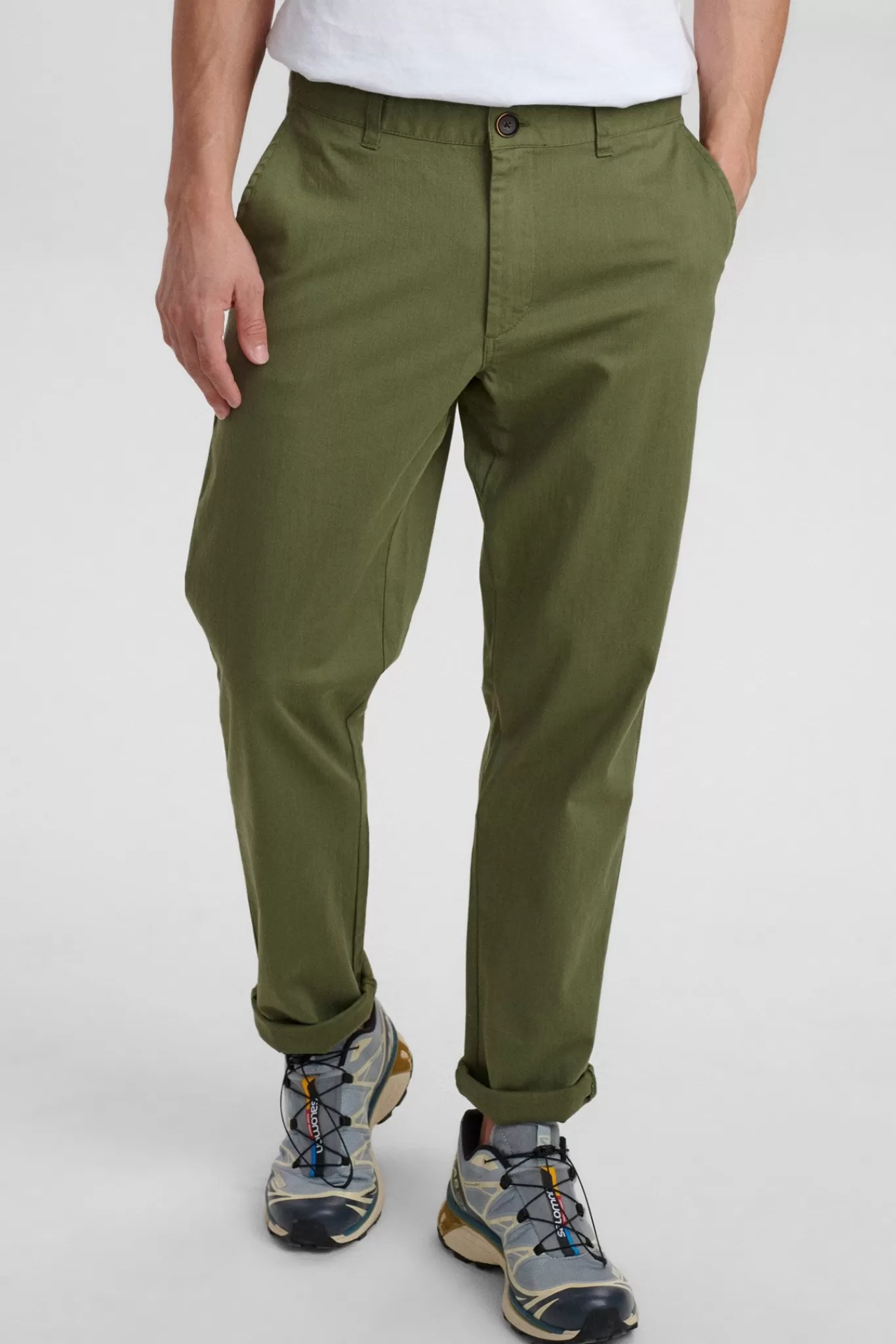 Anerkjendt Pants<Akjohn Organic Noos - Olivine