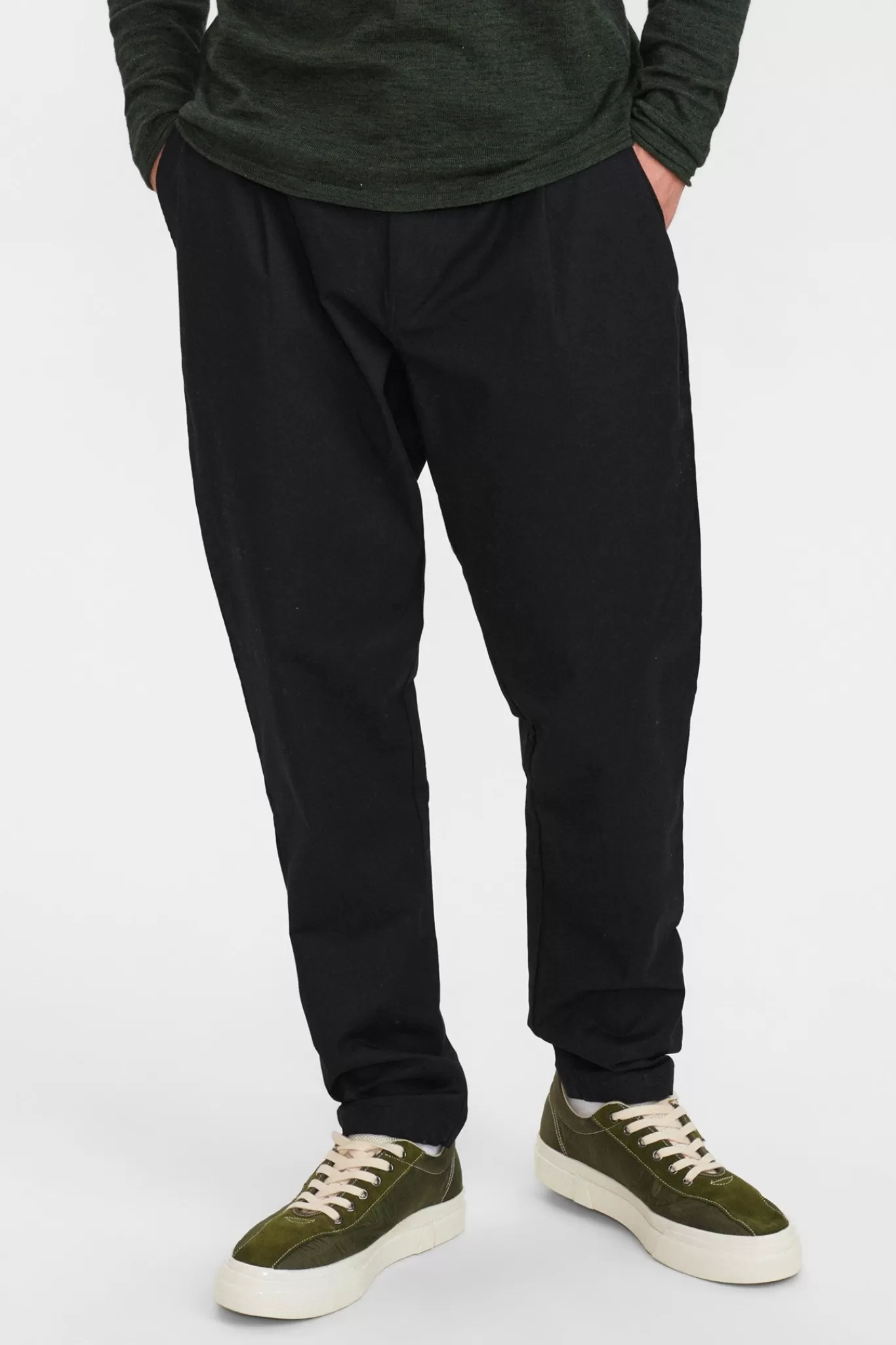 Anerkjendt Pants<Akjulius Cotton Pleat Pant - Caviar