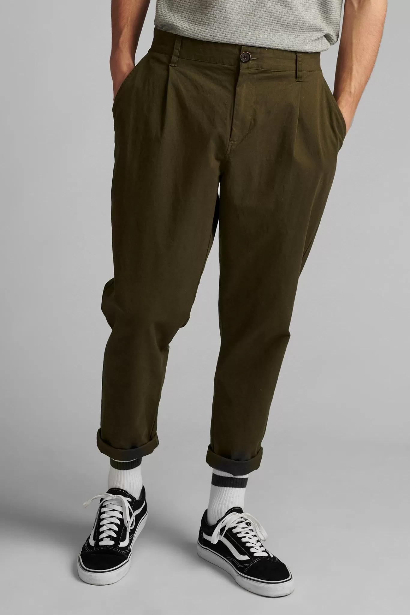 Anerkjendt Pants<Akjulius Cotton Pleat Pant - Cypress