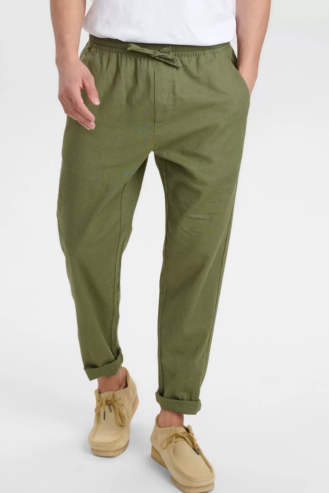 Anerkjendt Pants<Akjulius Linen Pant - Olivine