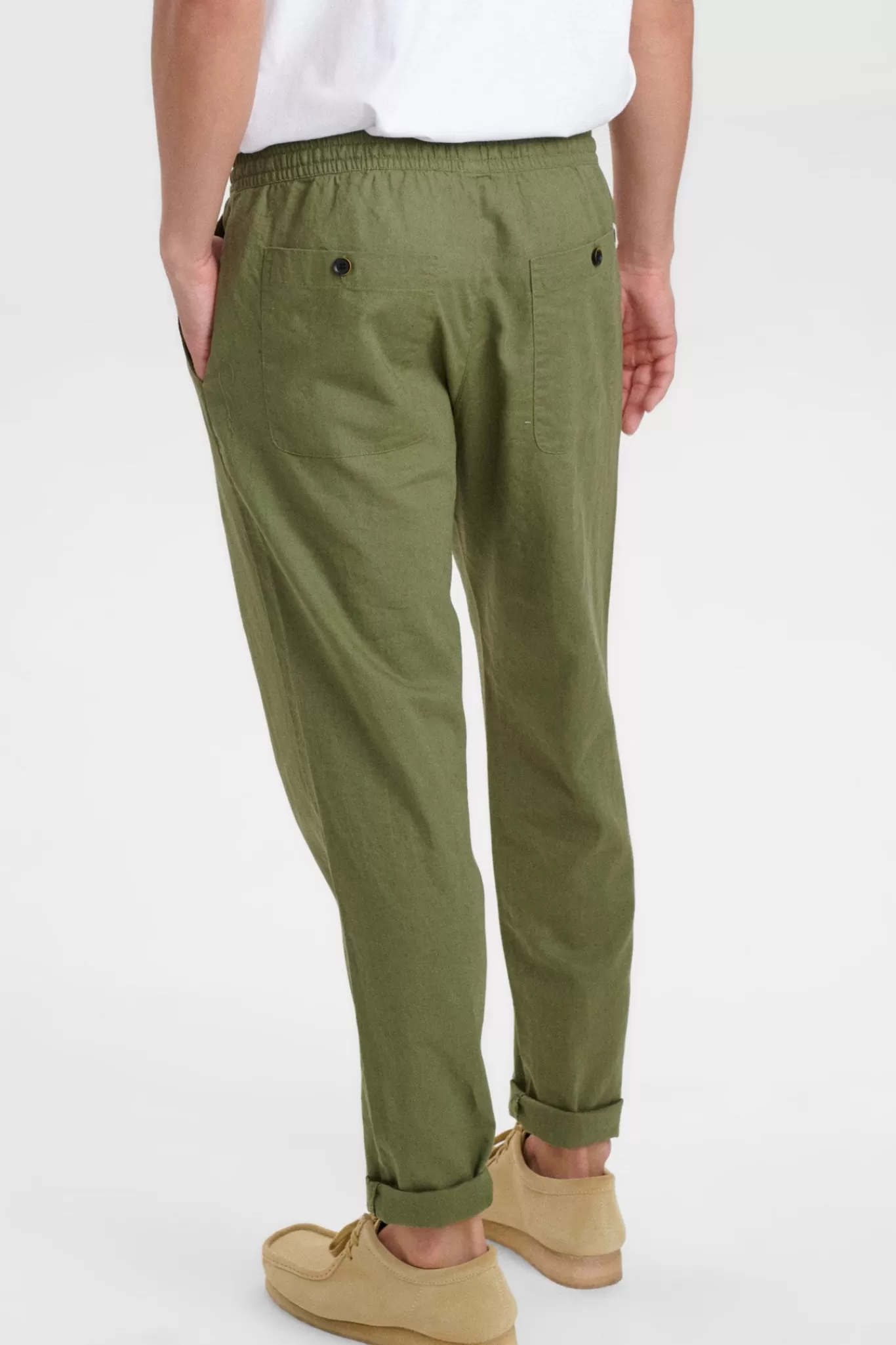 Anerkjendt Pants<Akjulius Linen Pant - Olivine