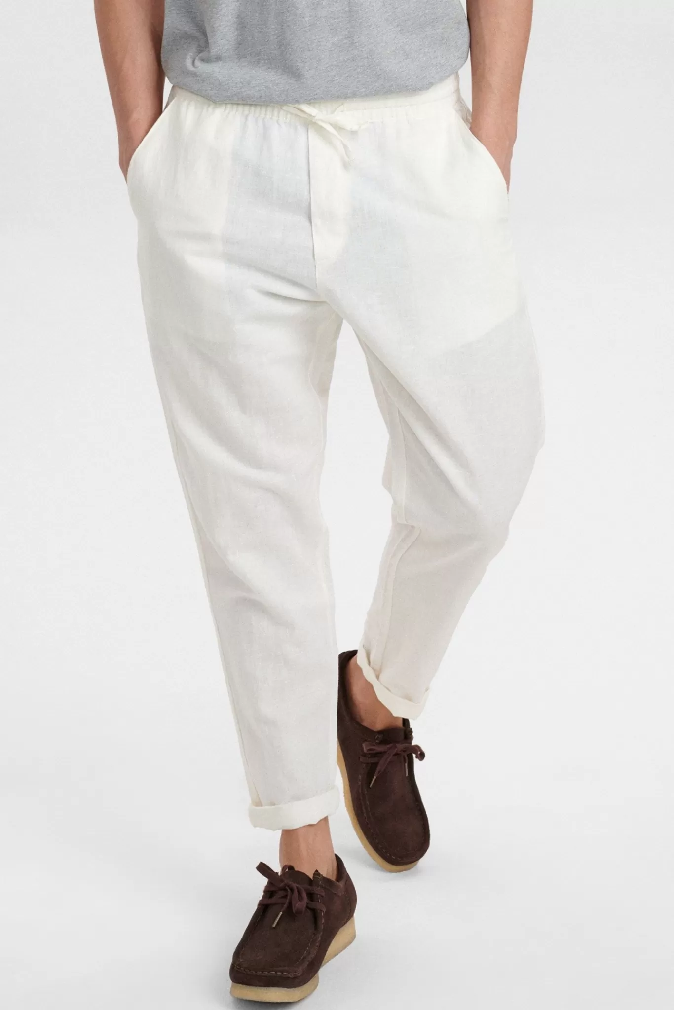 Anerkjendt Pants<Akjulius Linen Pant - Tofu