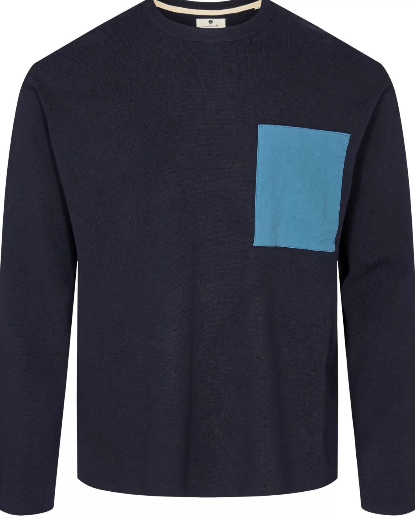 Anerkjendt Knits<Akkarl Crew Neck Knit - Sky Captain