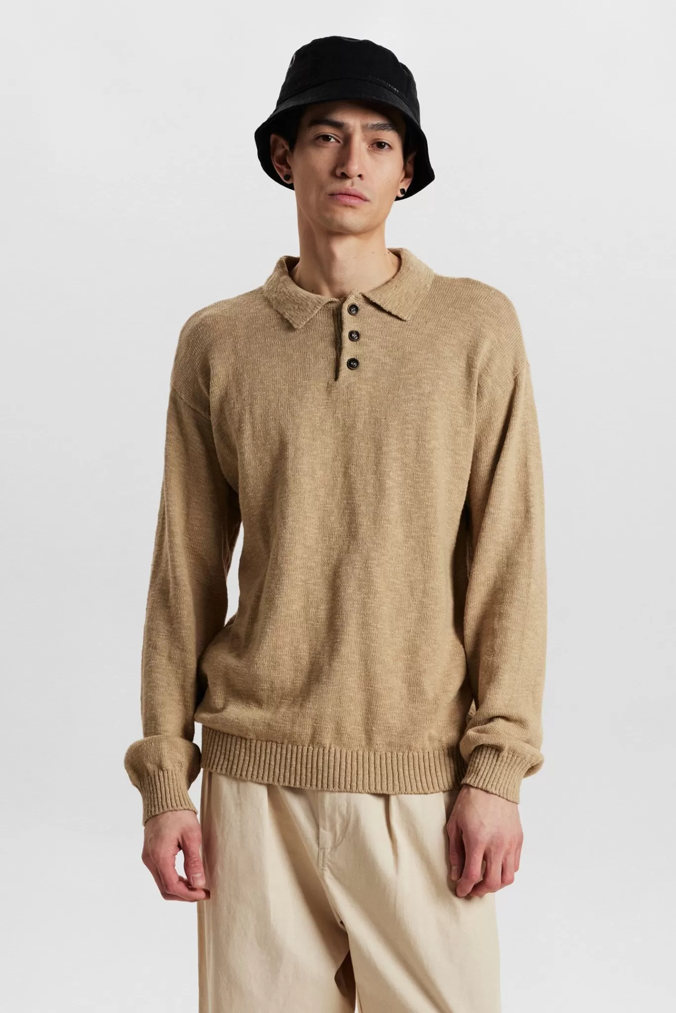 Anerkjendt Knits<Akkarl Polo Knit - Incense