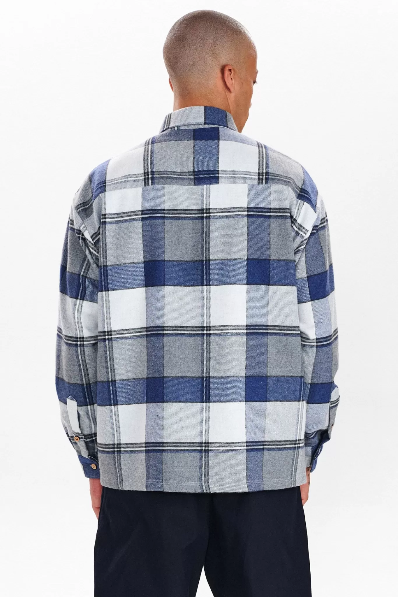 Anerkjendt Shirts<Akkarsten Checked Shirt - Cornet Blue