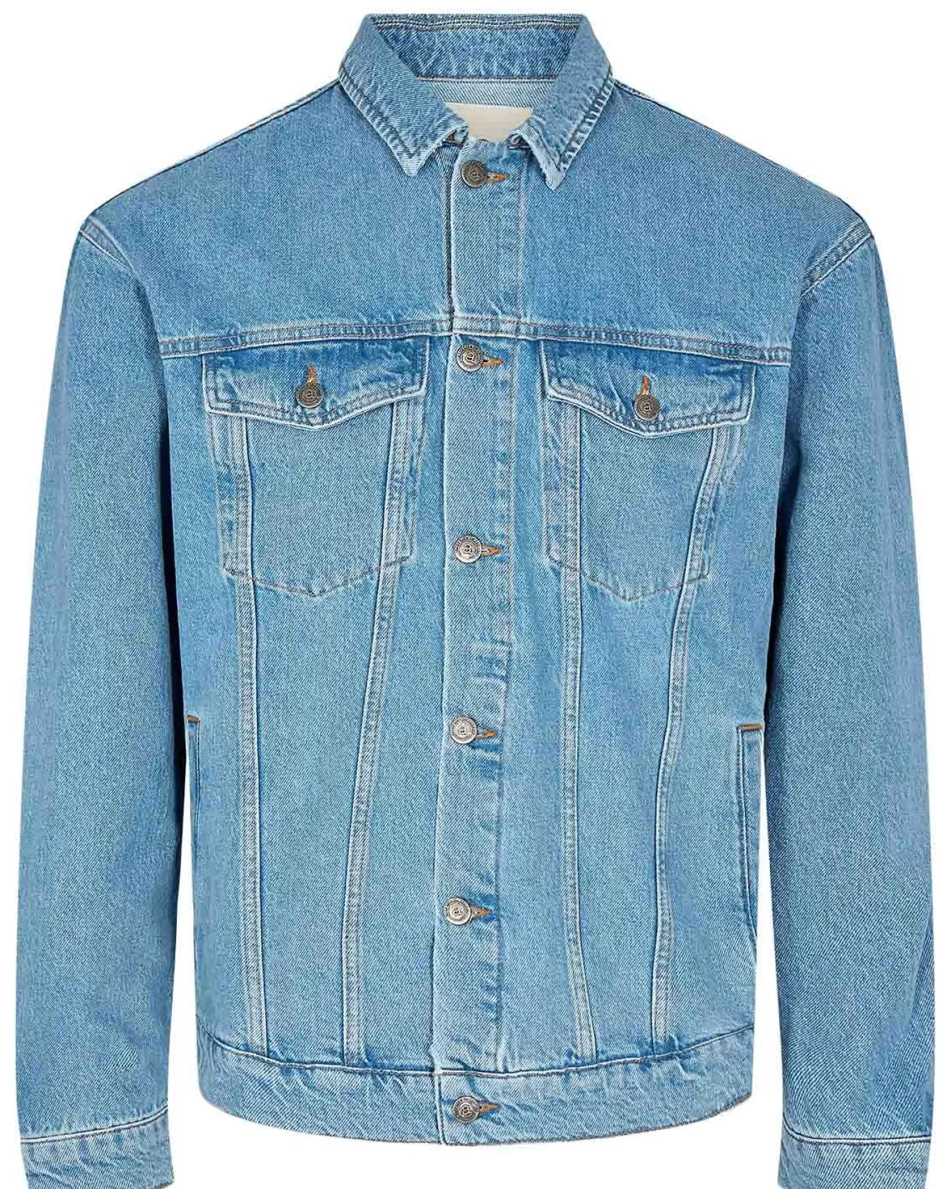 Anerkjendt Jackets & Coats<Akkarsten Denim Jacket - Light Blue Denim